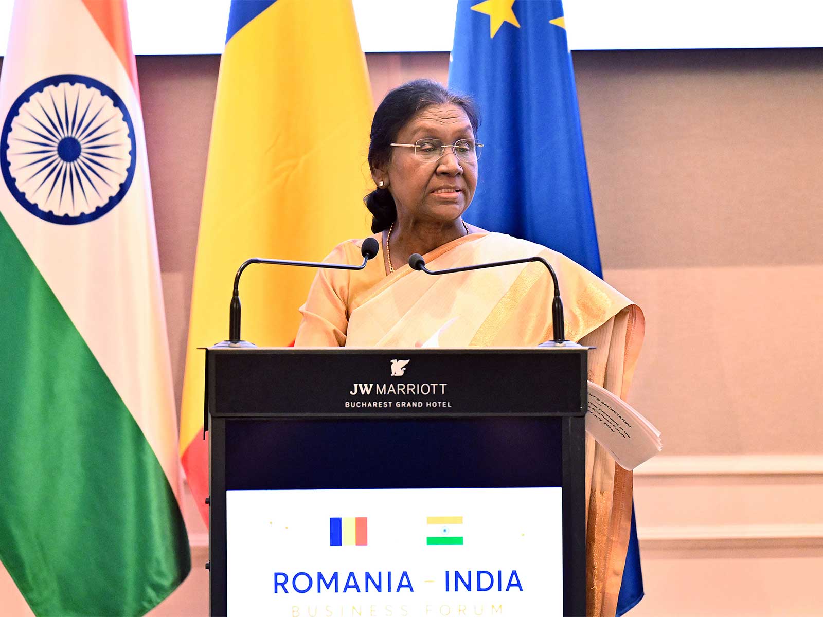 President Droupadi Murmu (Photo: ANI)
