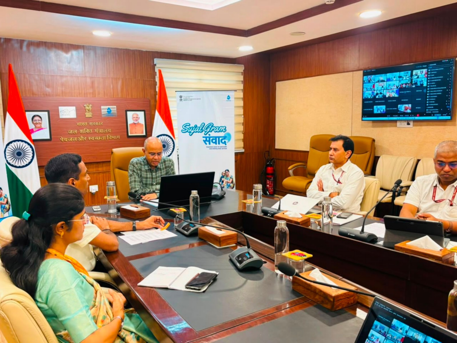 DDWS holds 9th 'Sujal Gram Samvad', pushes community-led water security (Photo/ DDWS  Release)