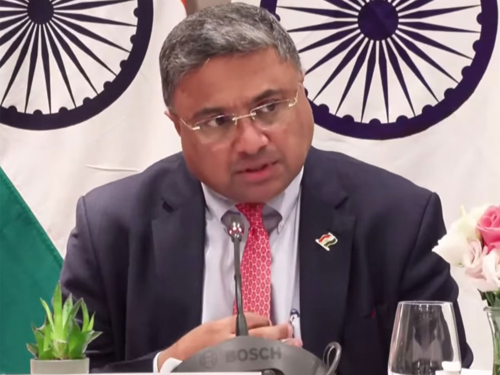 Secretary (West) in the MEA, Sibi George (Photo/YouTube/MEA)