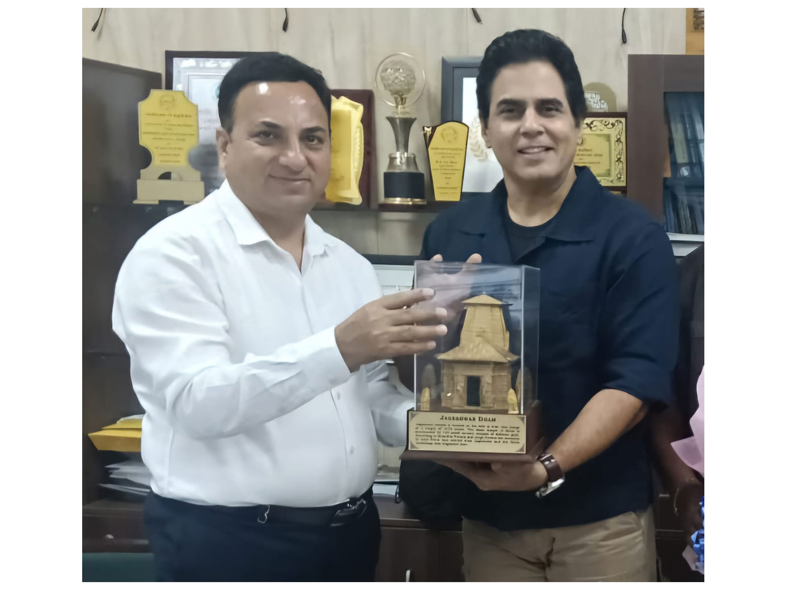 Aman Verma at  Uttarakhand Film Development Council Office (Image source:  Uttarakhand Film Development Council office )