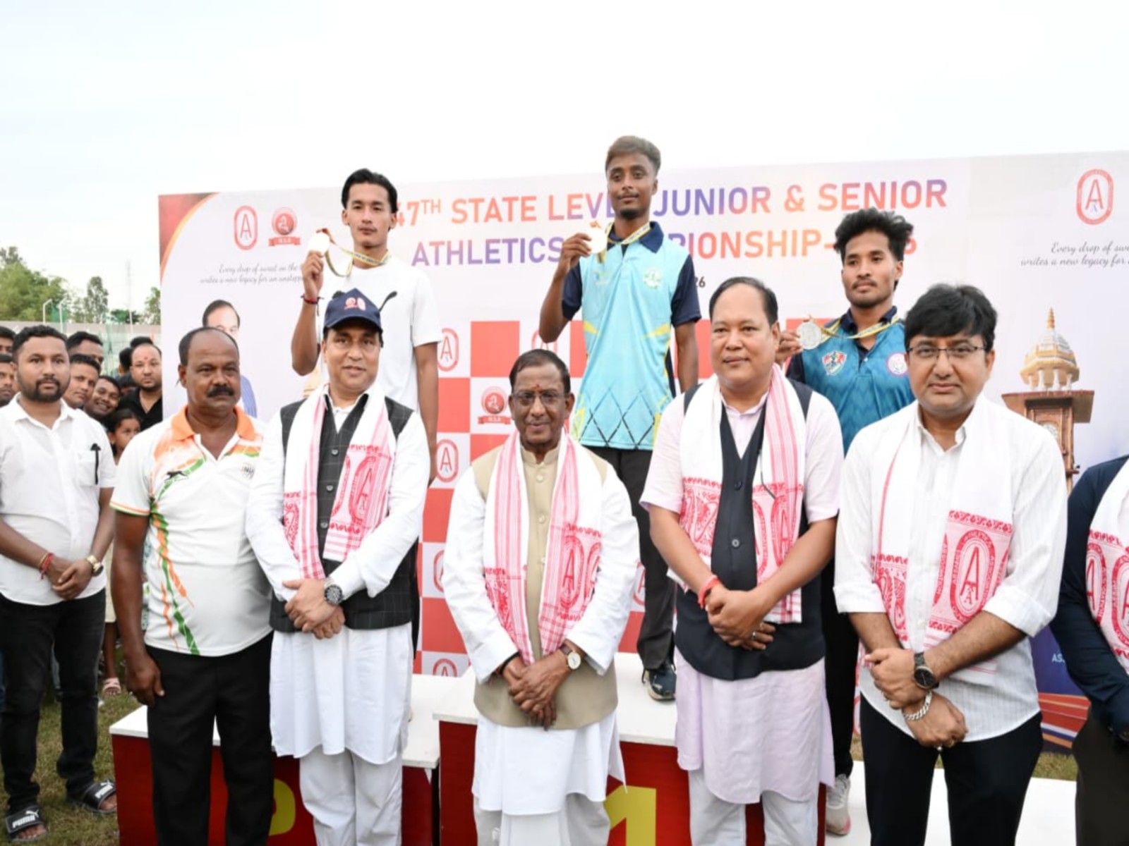 Assam Governor inaugurates 47th State Level Senior and Junior Athletics Championship 2026 (Photo/ANI)