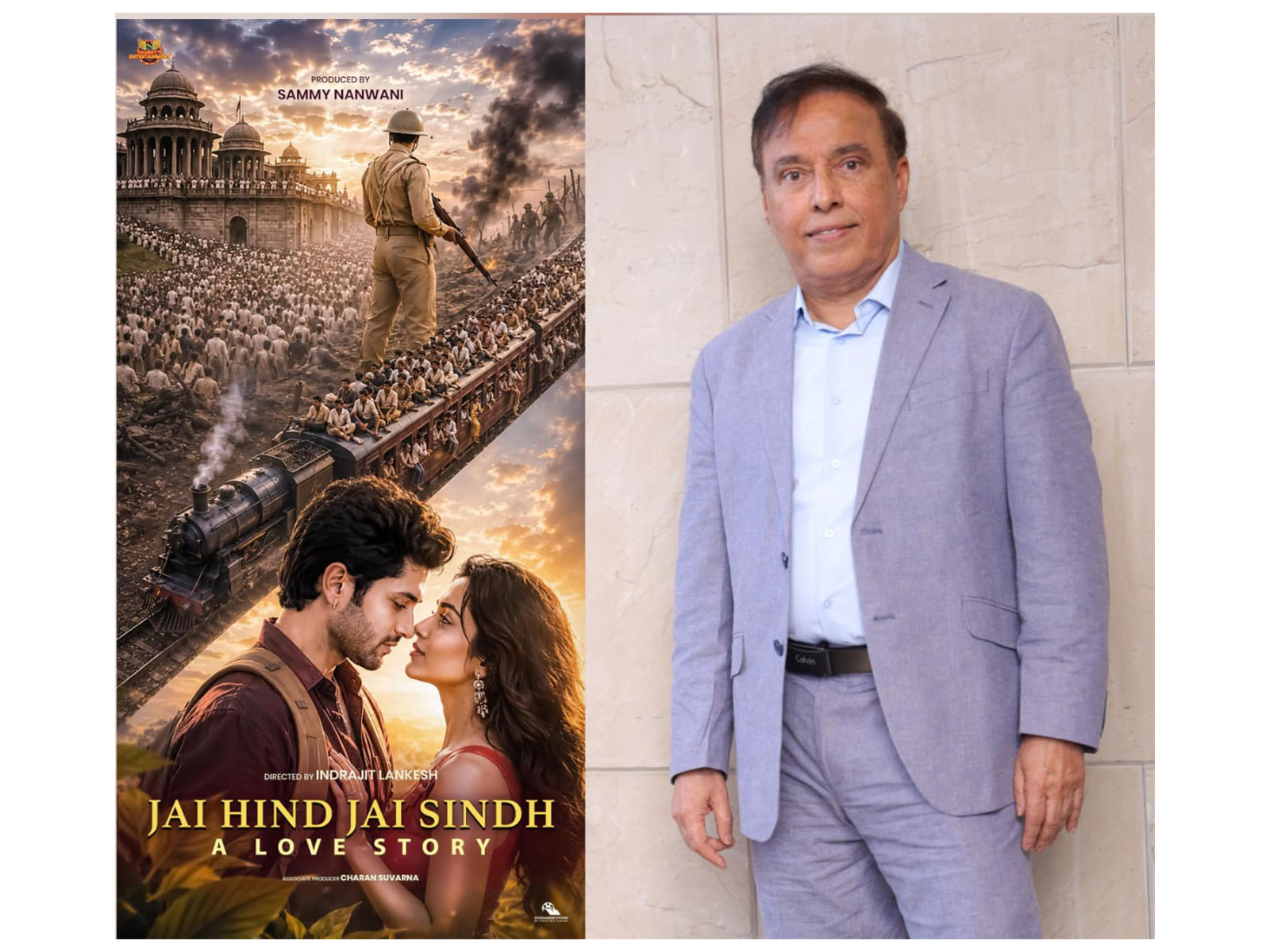 jai hind Jai Sindh poster and producer Sammy Nanwani (Photo/Sammy Nanwani)