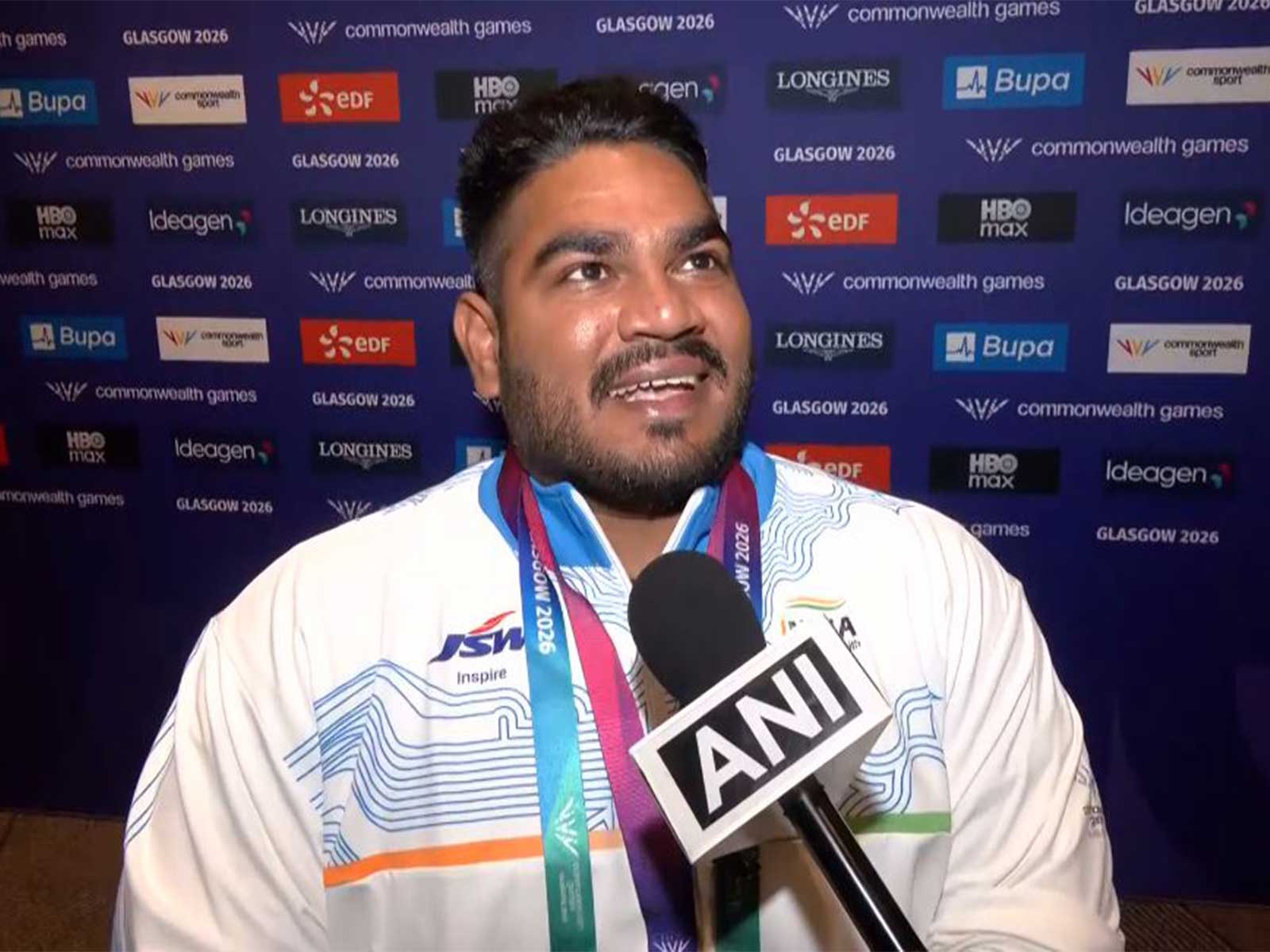 Para powerlifter Jhandu Kumar (Photo: ANI)