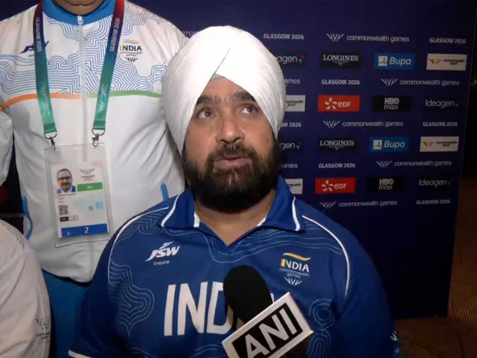 Jhandu Kumar's coach Rajinder Singh Rahelu (Photo: ANI)