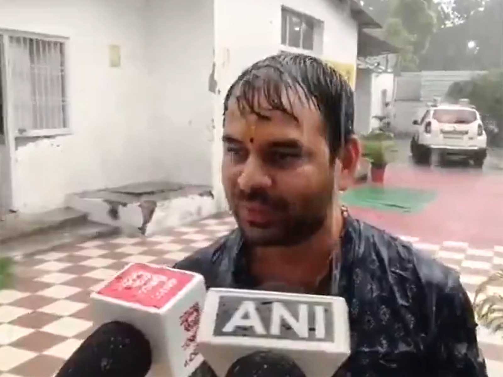 JJD president Tej Pratap Yadav (Photo/ANI)