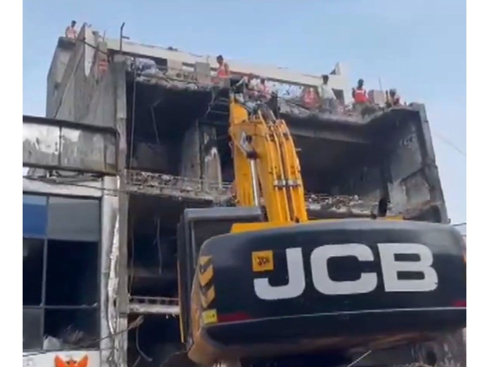 Visual from the demolition (Photo/ANI)  