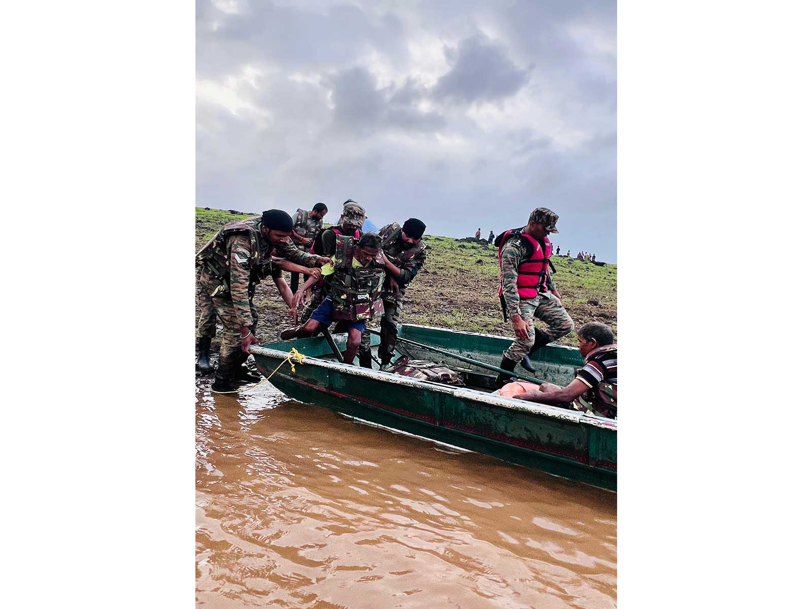 Humanitarian Assistance and Disaster Relief operations at Sanduri Village (Photo/Defence PRO)