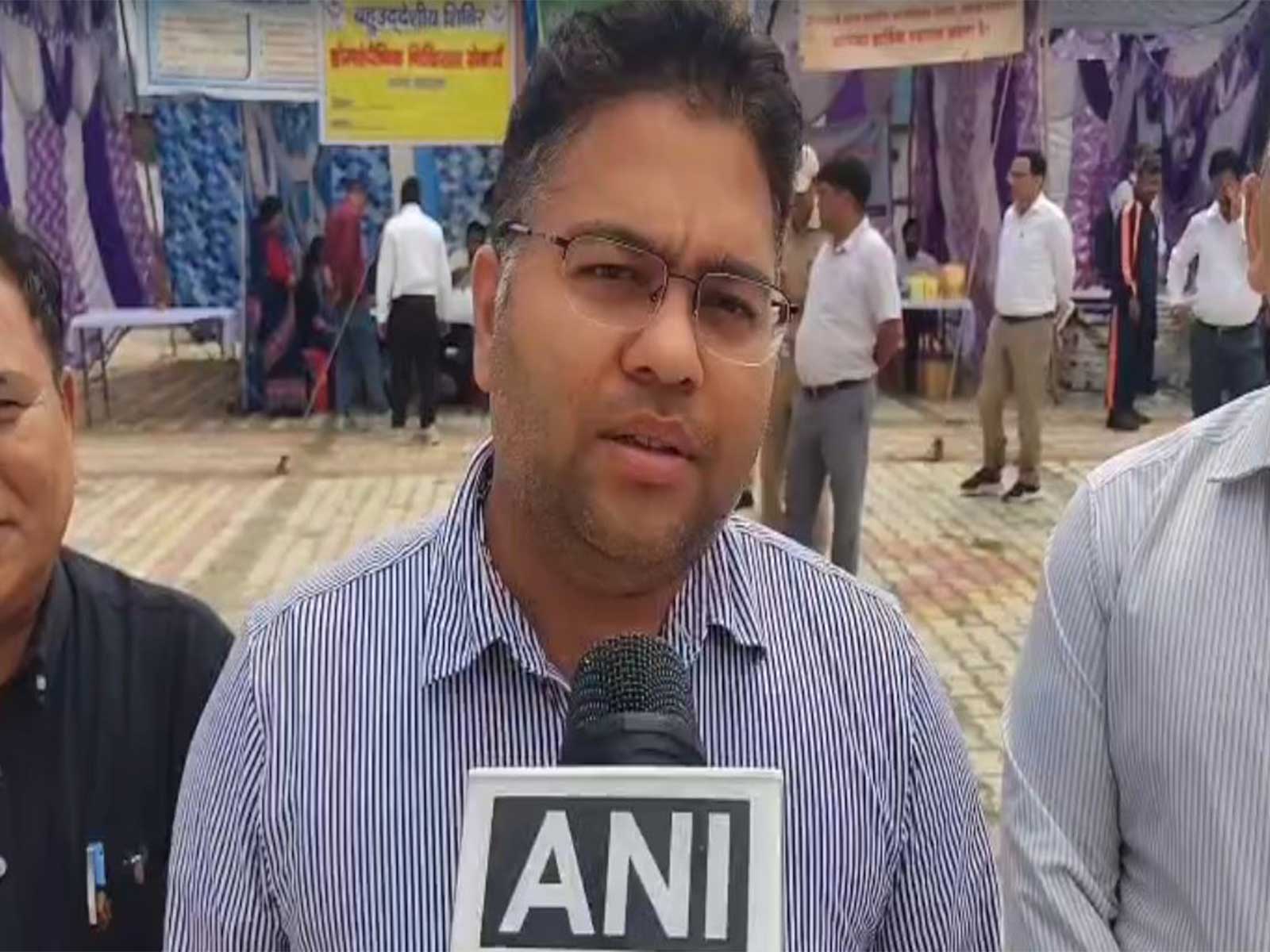 Rudraprayag District Magistrate Vishal Mishra (Photo/ANI)