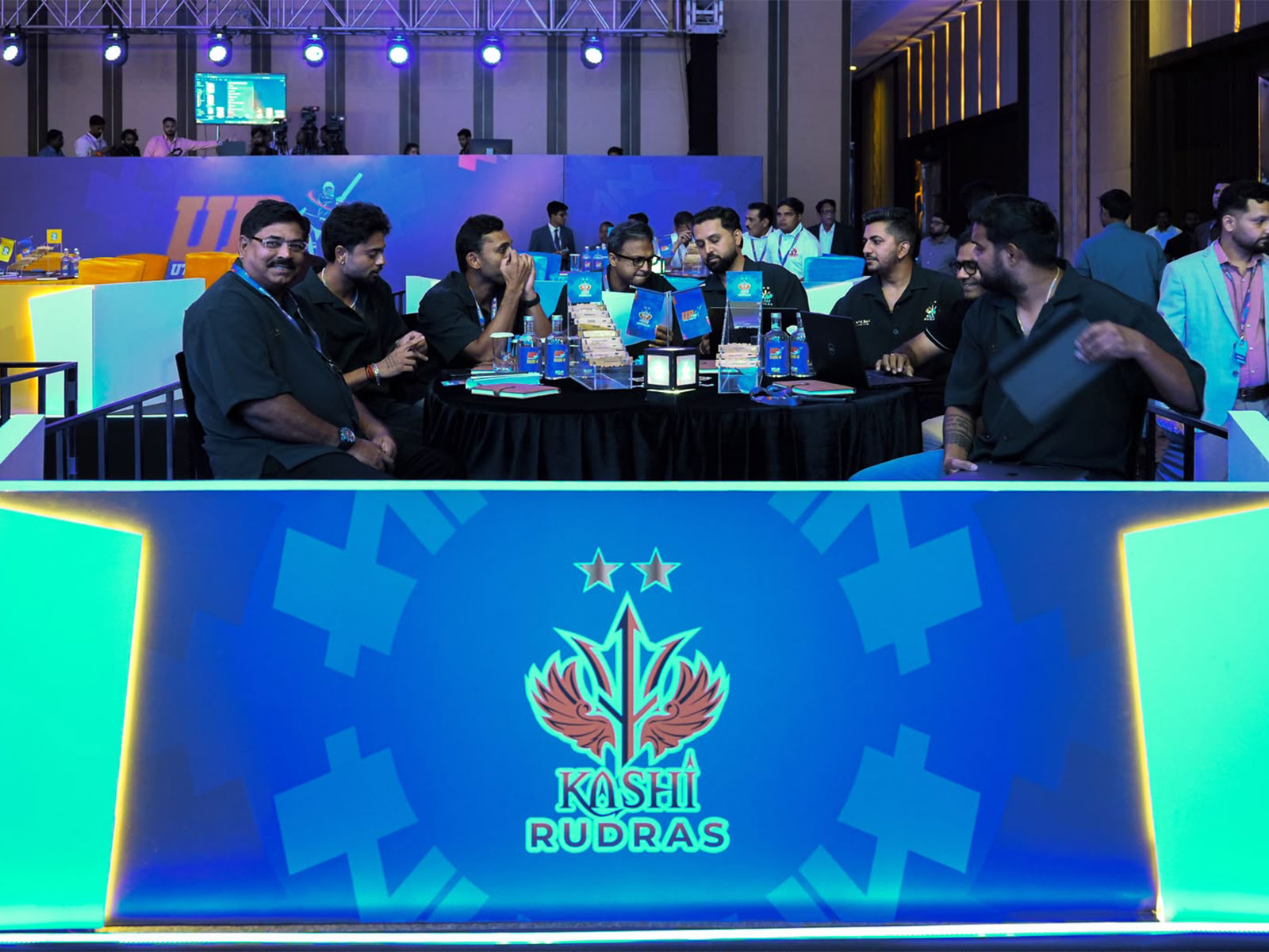 Kashi Rudras think tank during the UPT20 auction. (Photo: Kashi Rudras)