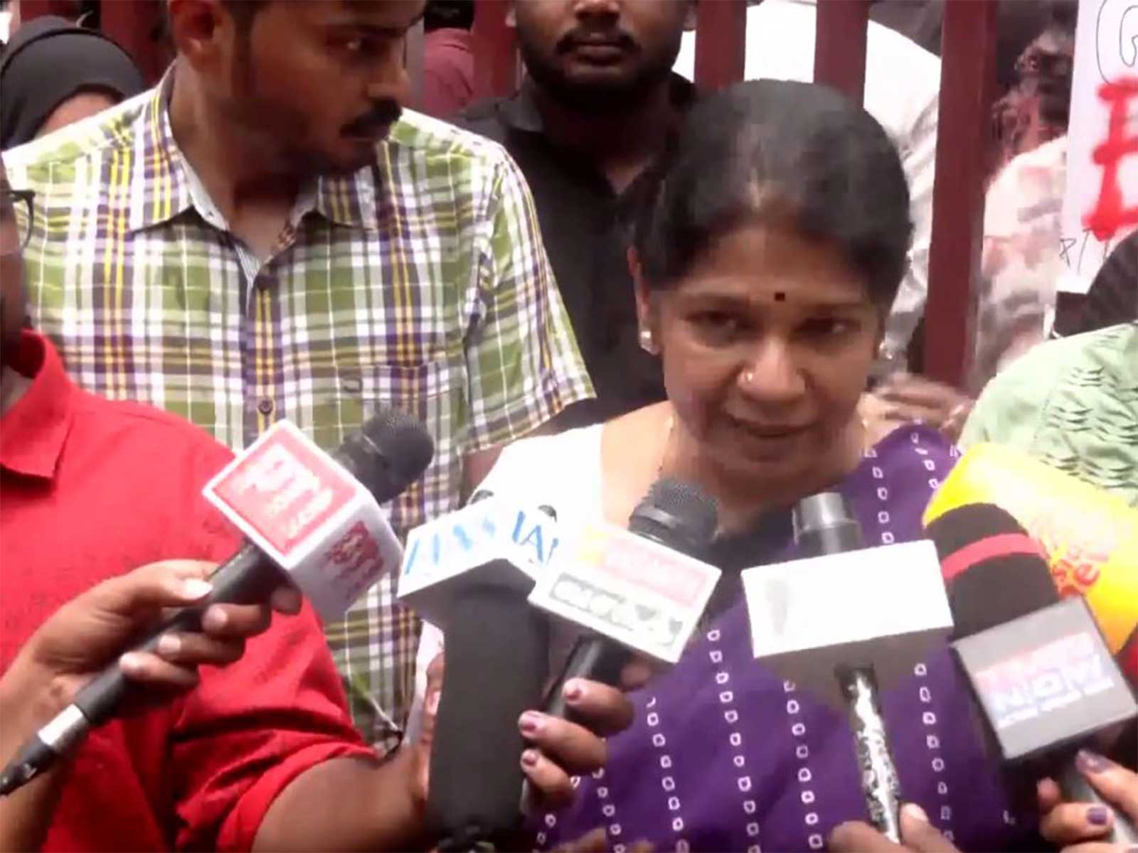 DMK MP Kanimozhi Karunanidhi (Photo/ANI)