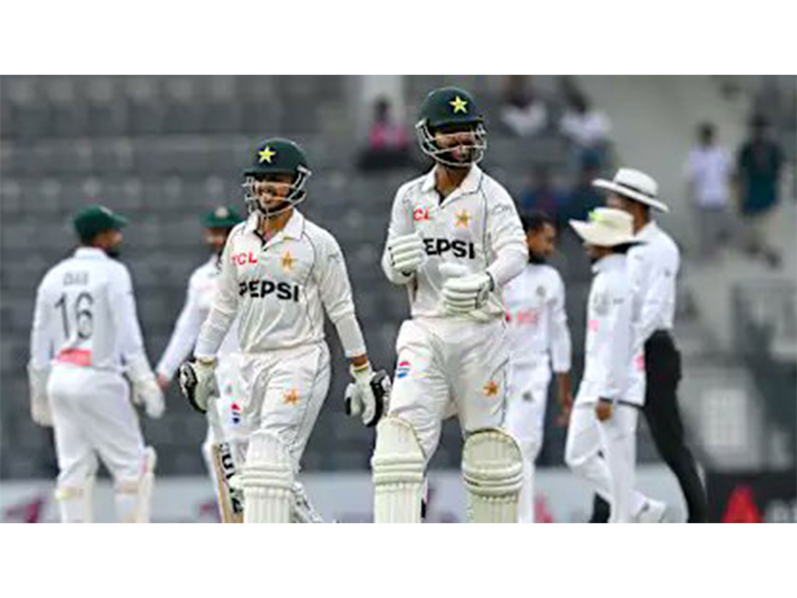 Pakistan batter Abdullah Fazal (R). (Photo: X/ @ICC)