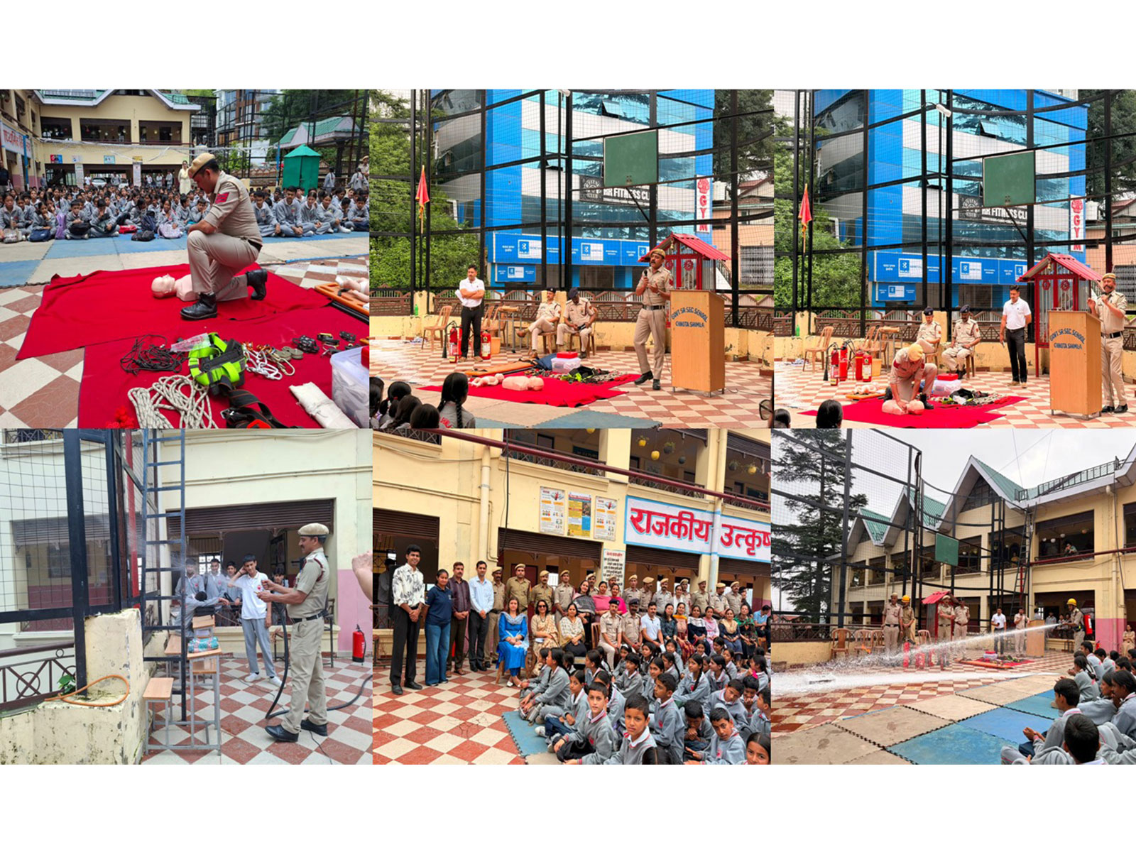 HPSDMA conducts disaster management training at Shimla school (Photo/ANI)