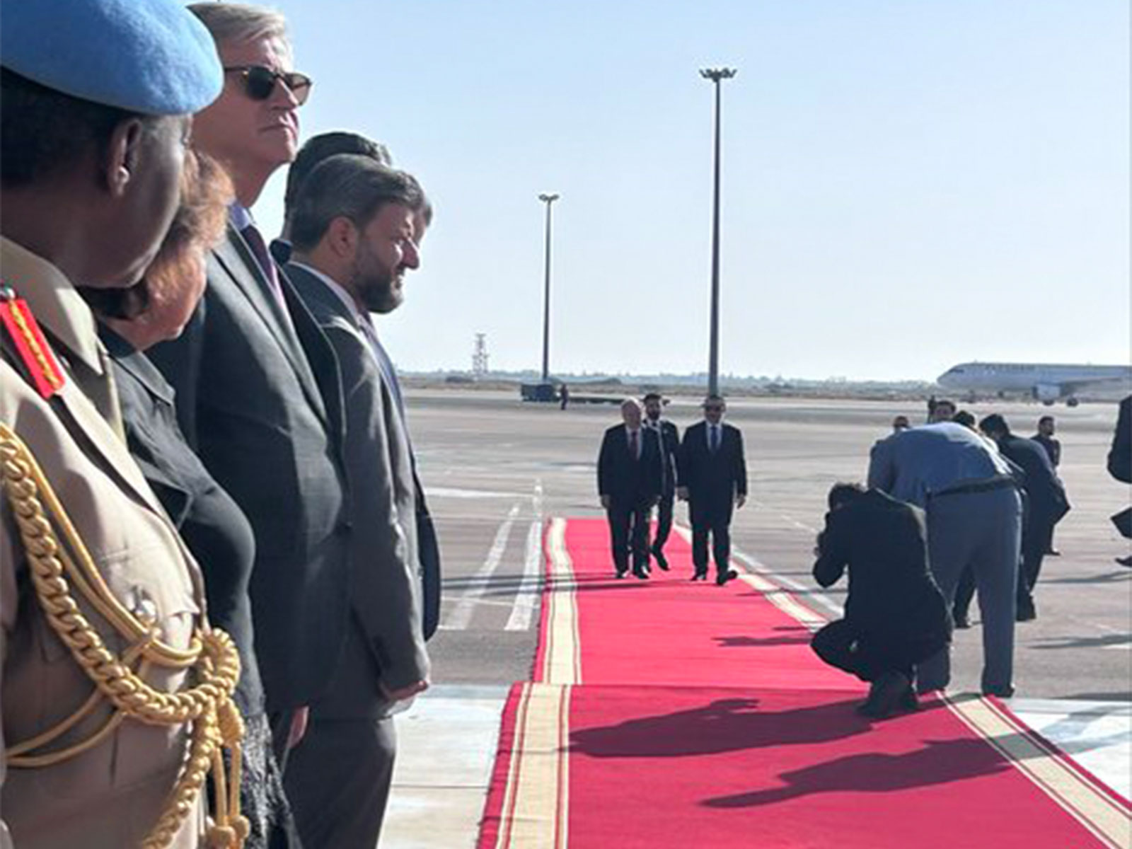 UN Secretary-General Antonio Guterres arrives in Damascus, Syria. (Photo: X/@antonioguterres)