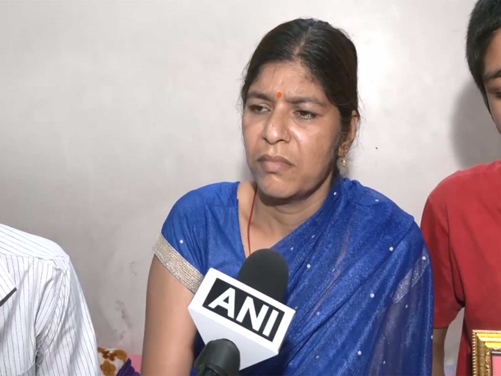 Neelam Chaturvedi, mother of deceased Akanksha Chaturvedi (Photo/ANI)