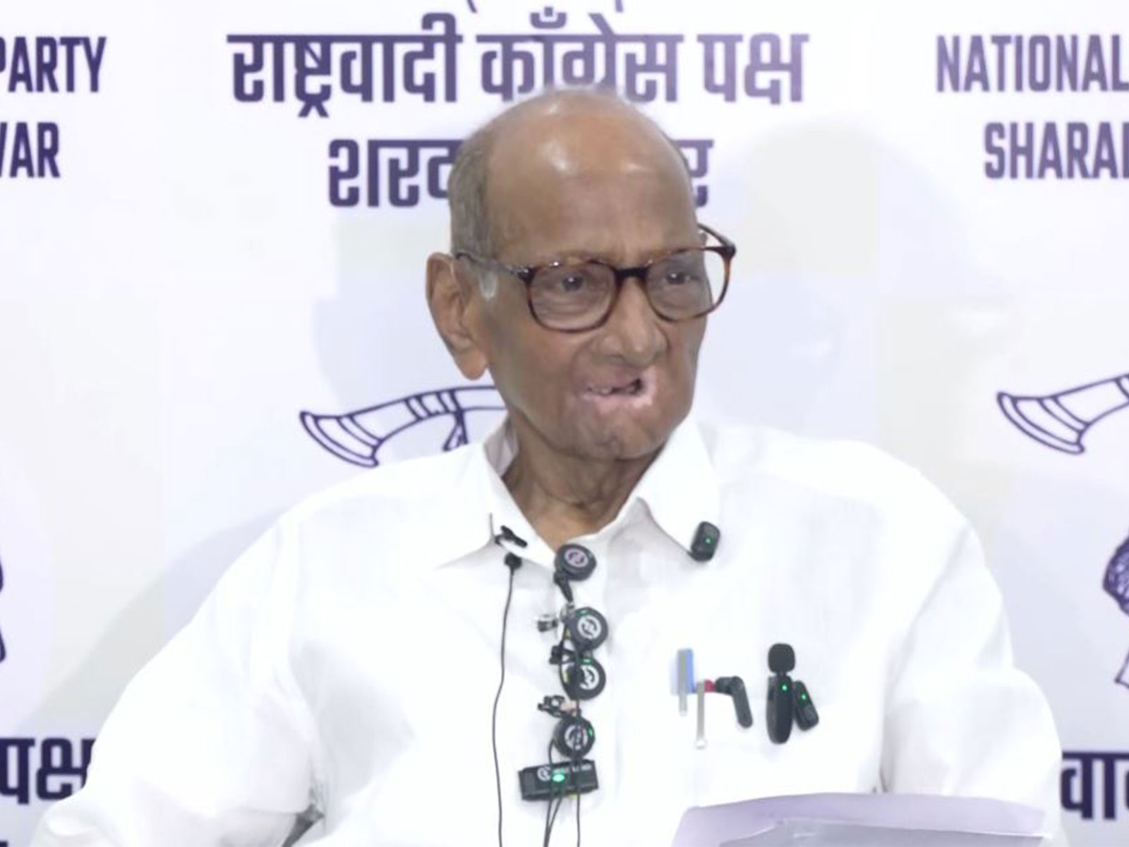 NCP (SP) Chief Sharad Pawar (Photo/ANI)