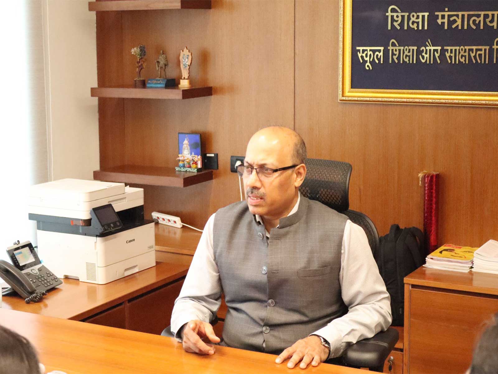 Senior IAS officer T K Anil Kumar (Photo X/Ministry of Education)