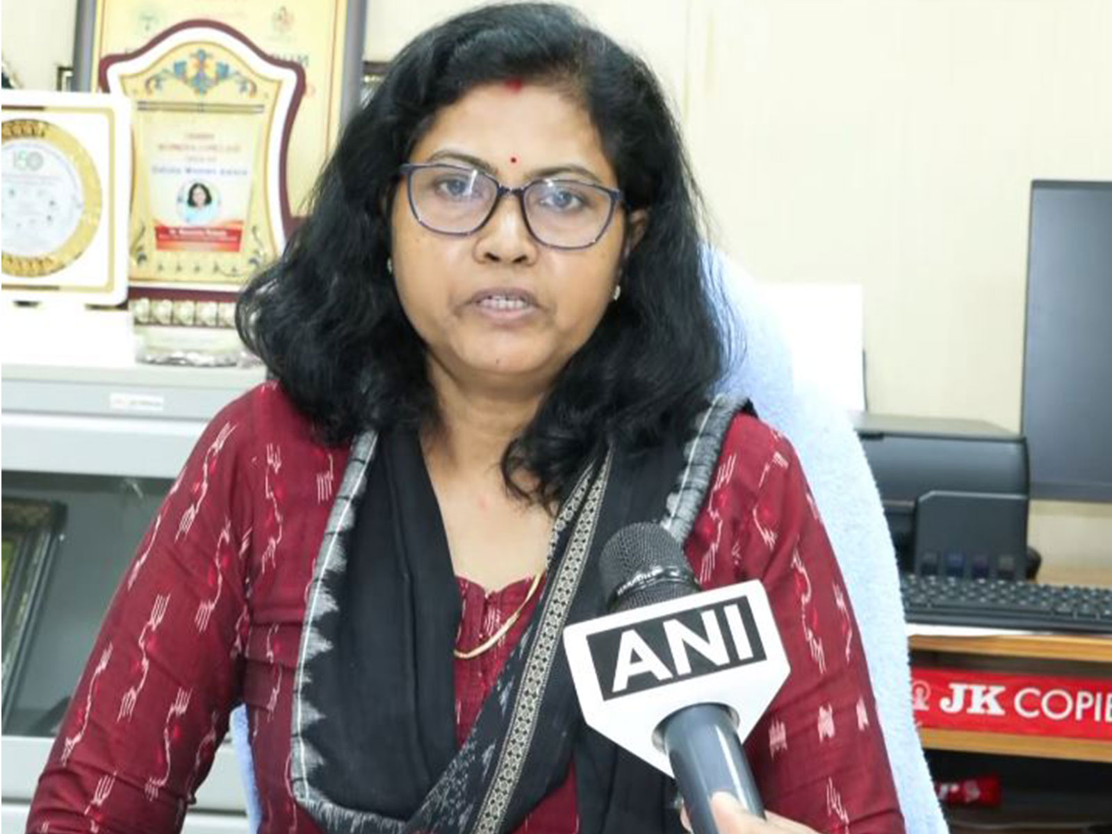 Manorama Mohanty, Director of IMD, Bhubaneswar (Photo/ANI)