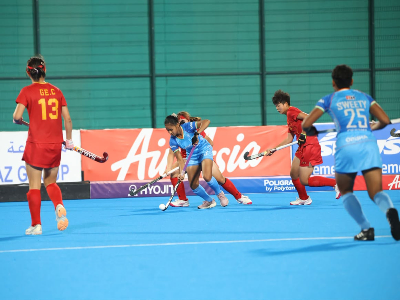 Indian Women's Hockey player in action (Photo/HI) 
