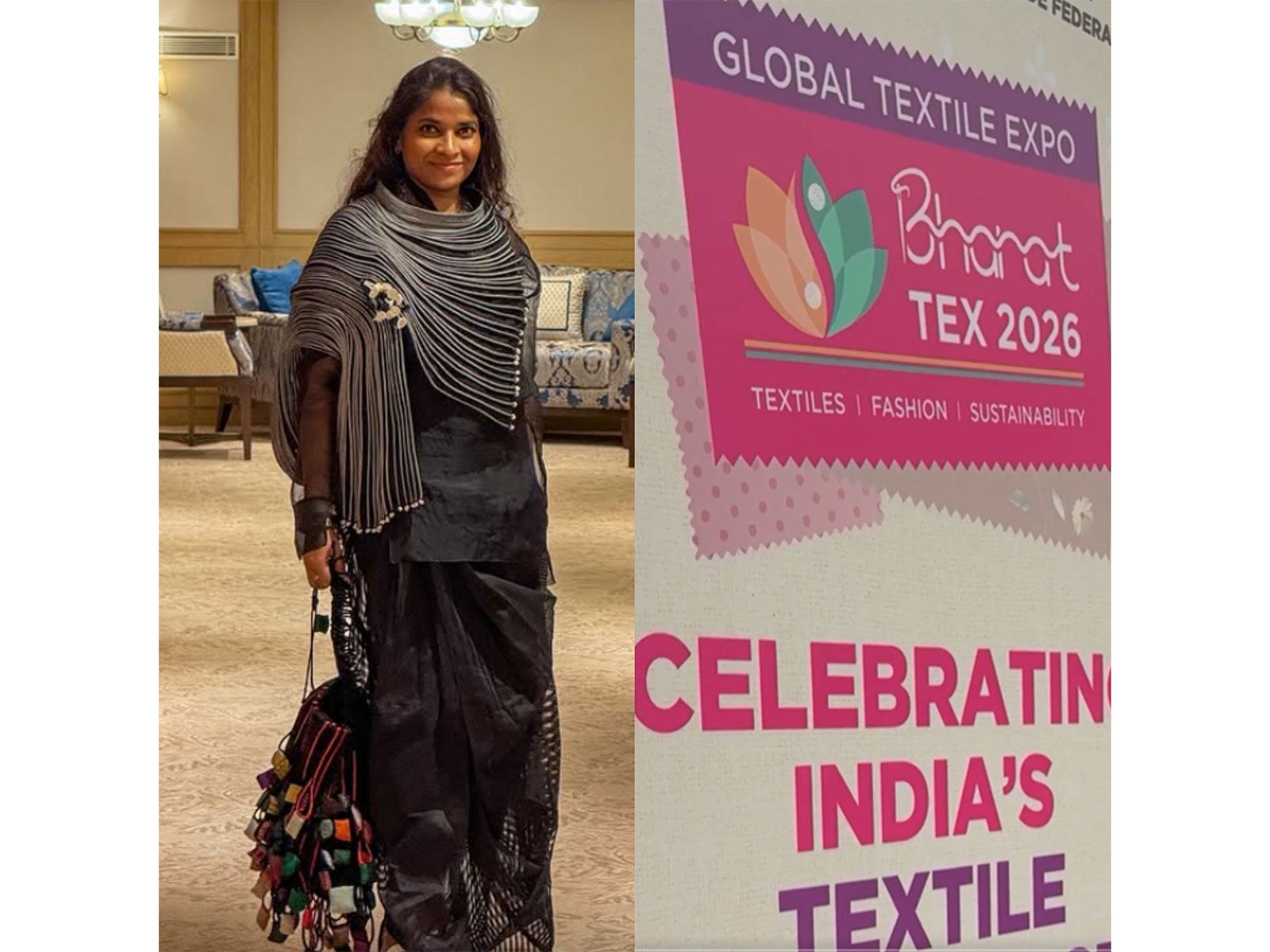 Vaishali Shadangule, Bharat Tex 2026 (Photo/Instagram/ @vaishalishadangule/ X/ @Bharat_tex)