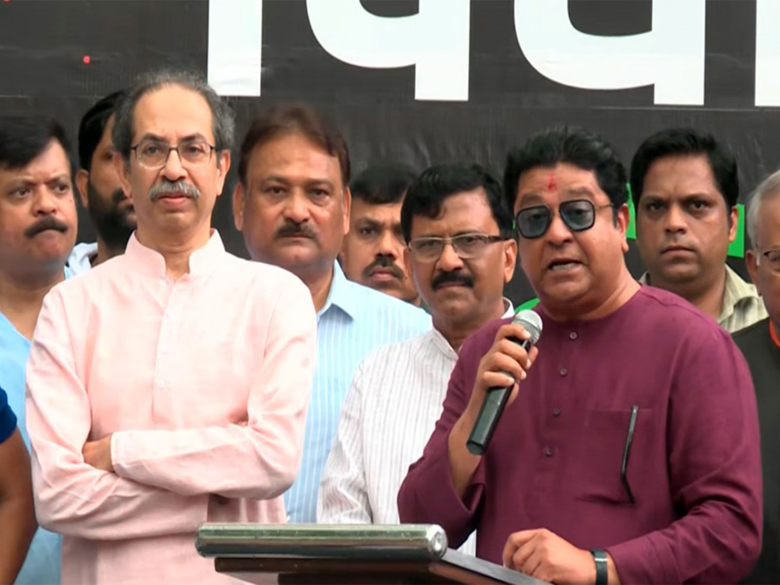 Shiv Sena (UBT) chief Uddhav Thackeray and MNS president Raj Thackeray (Photo/ANI)