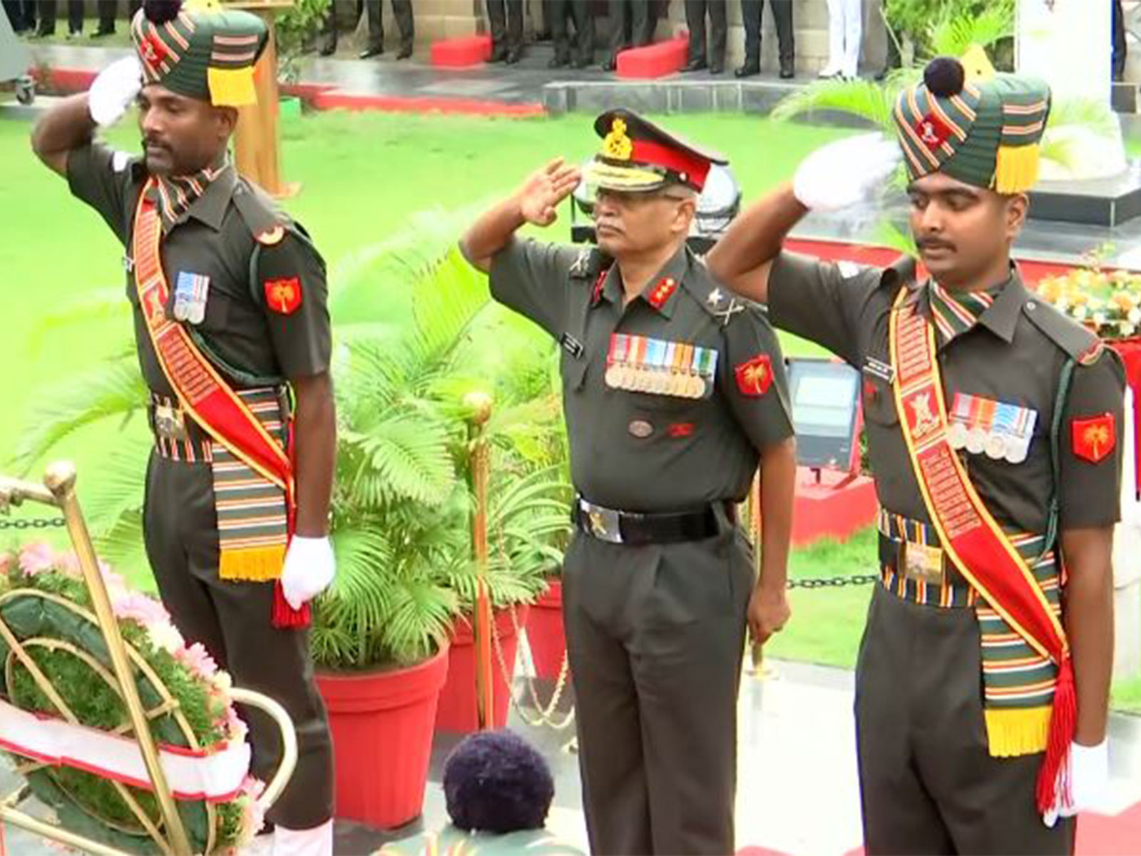  Dakshin Bharat Area's General Officer Commanding Lt General V. Sreehari (Photo/ANI)