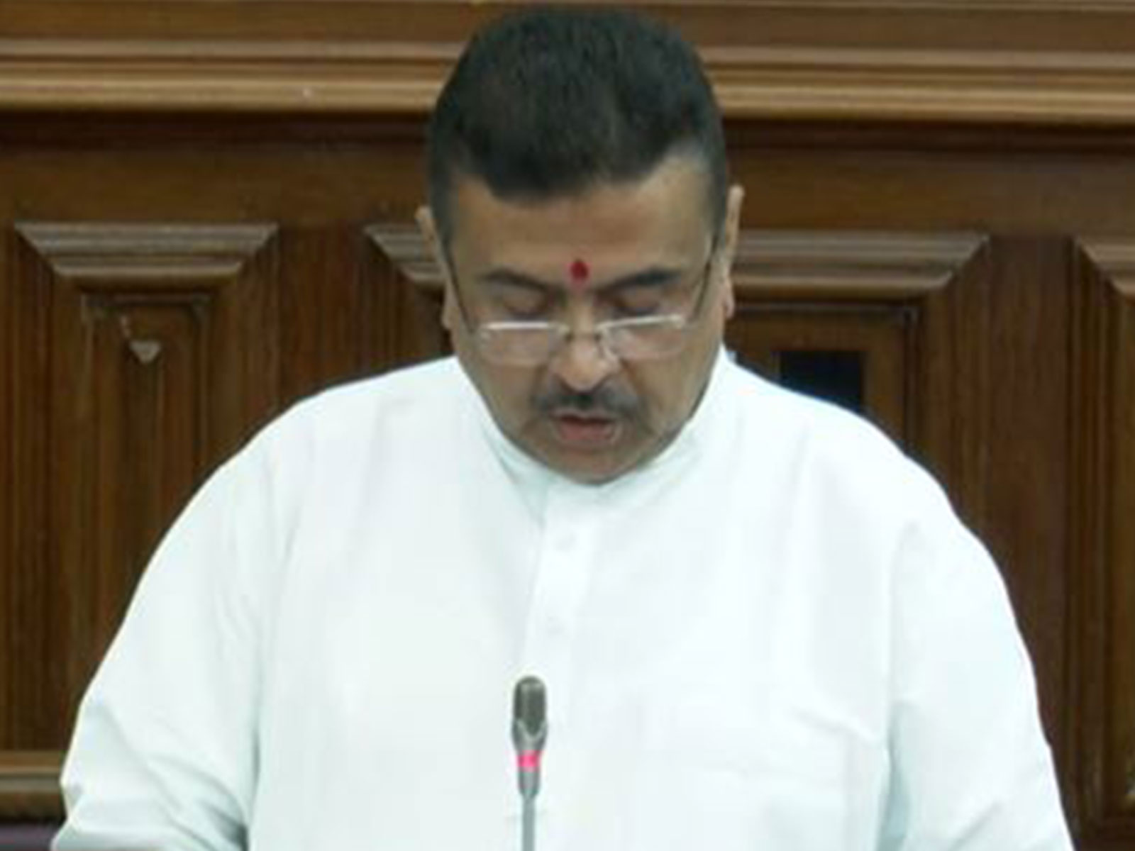 West Bengal Chief minsiter Suvendu Adhikari (Photo/West Bengal Assembly)