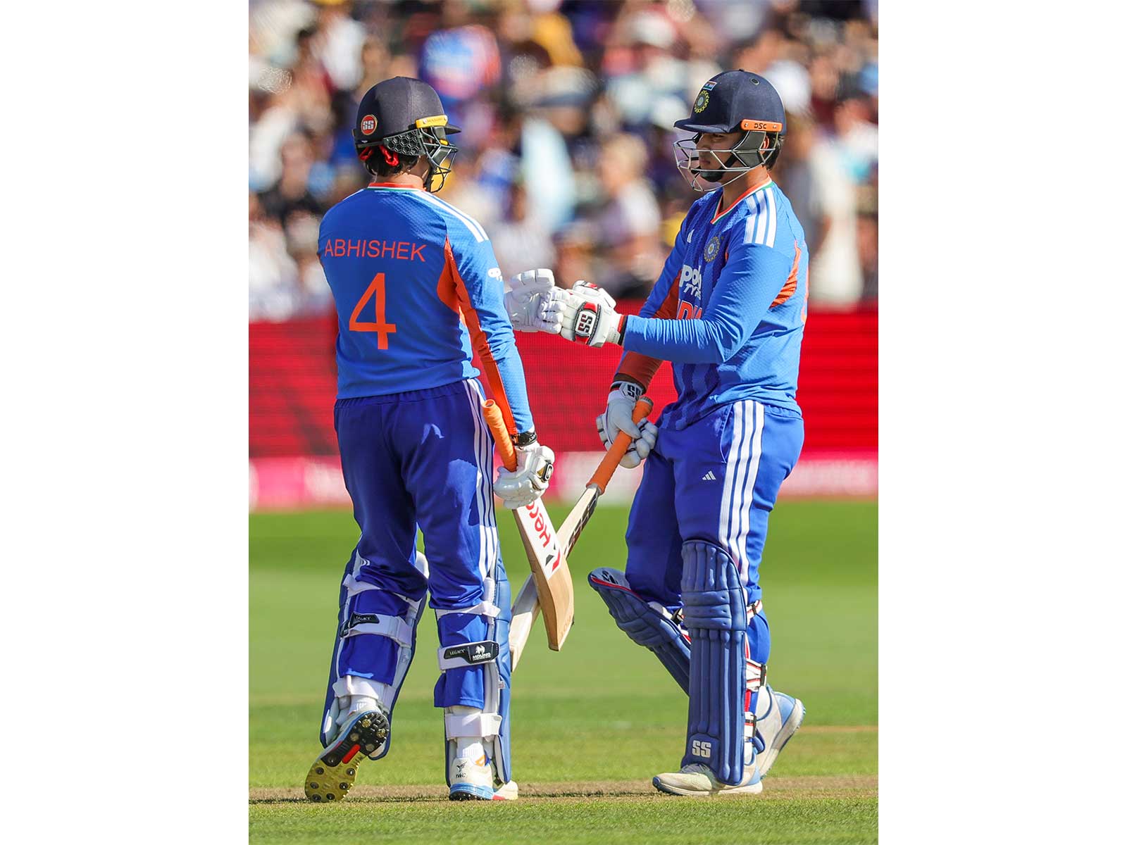 India's Abhishek Sharma and Vaibhav Sooryavanshi (Photo: ANI)