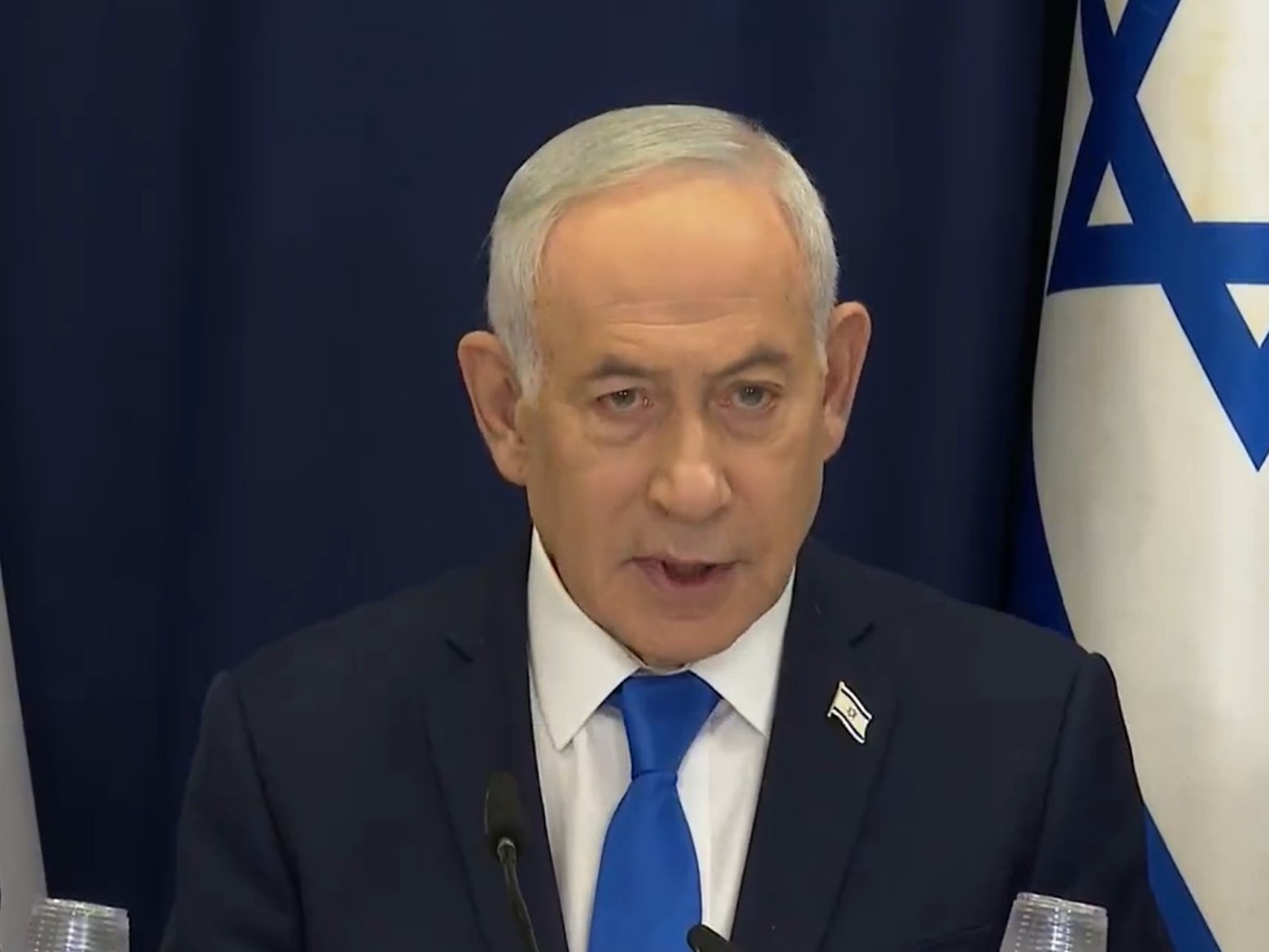 Israeli Prime Minister Benjamin Netanyahu in weekly government meeting (Photo/X/@IsraeliPM)