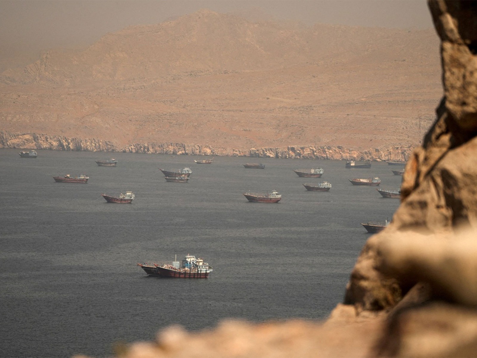 Vessels in the Strait of Hormuz (File Photo/Reuters)