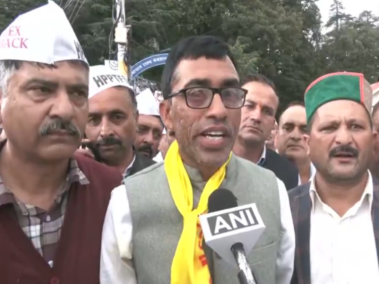 Ramesh Sharma, President, Himachal Pradesh Primary Teachers' Federation (Photo/ANI)