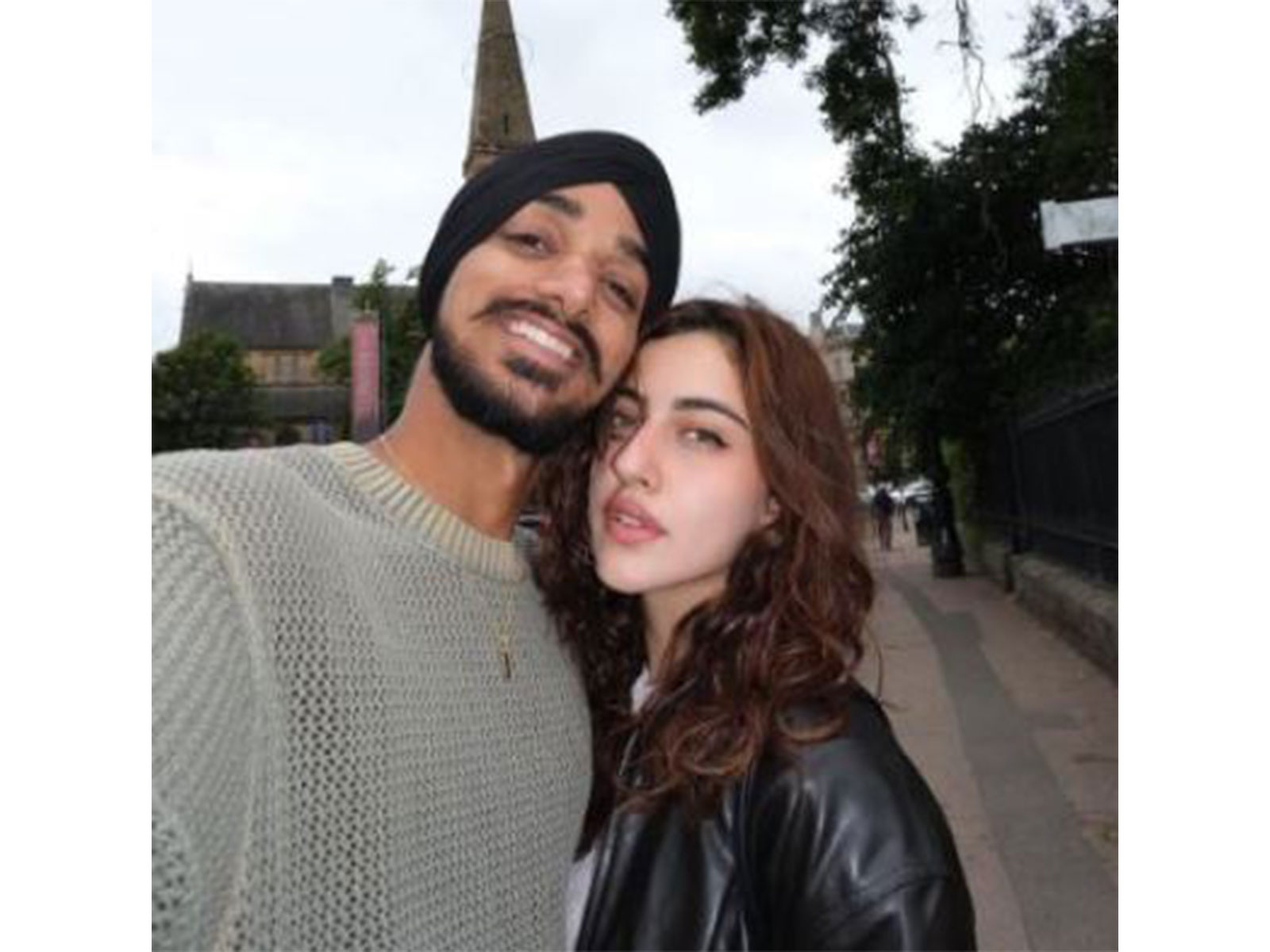 Arshdeep Singh and Samreen Kaur (Photo/instagram/@_arshdeep.singh__)
