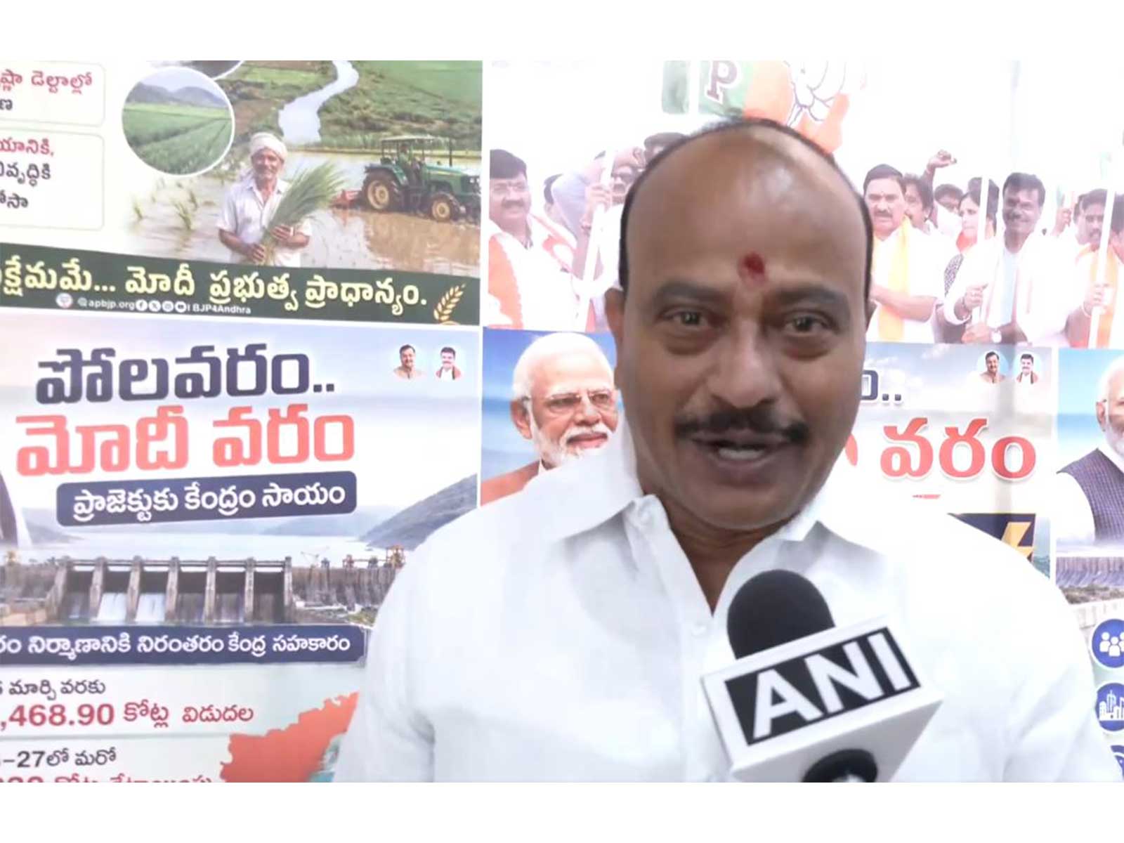 Andhra Pradesh BJP spokesperson Shaik Baji (Photo/ANI)