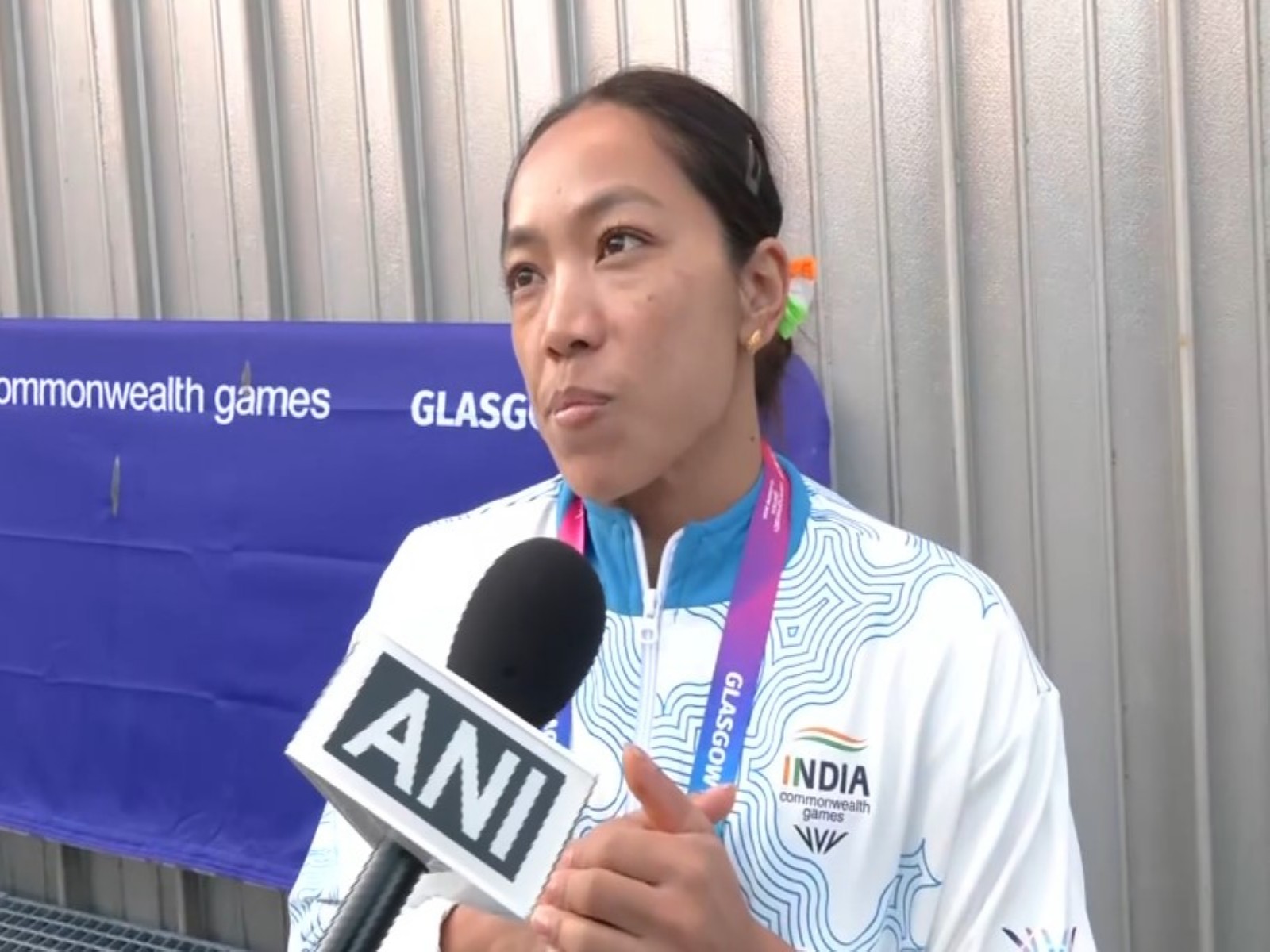 Indian weightlifter Mirabai Chanu (Photo: ANI)