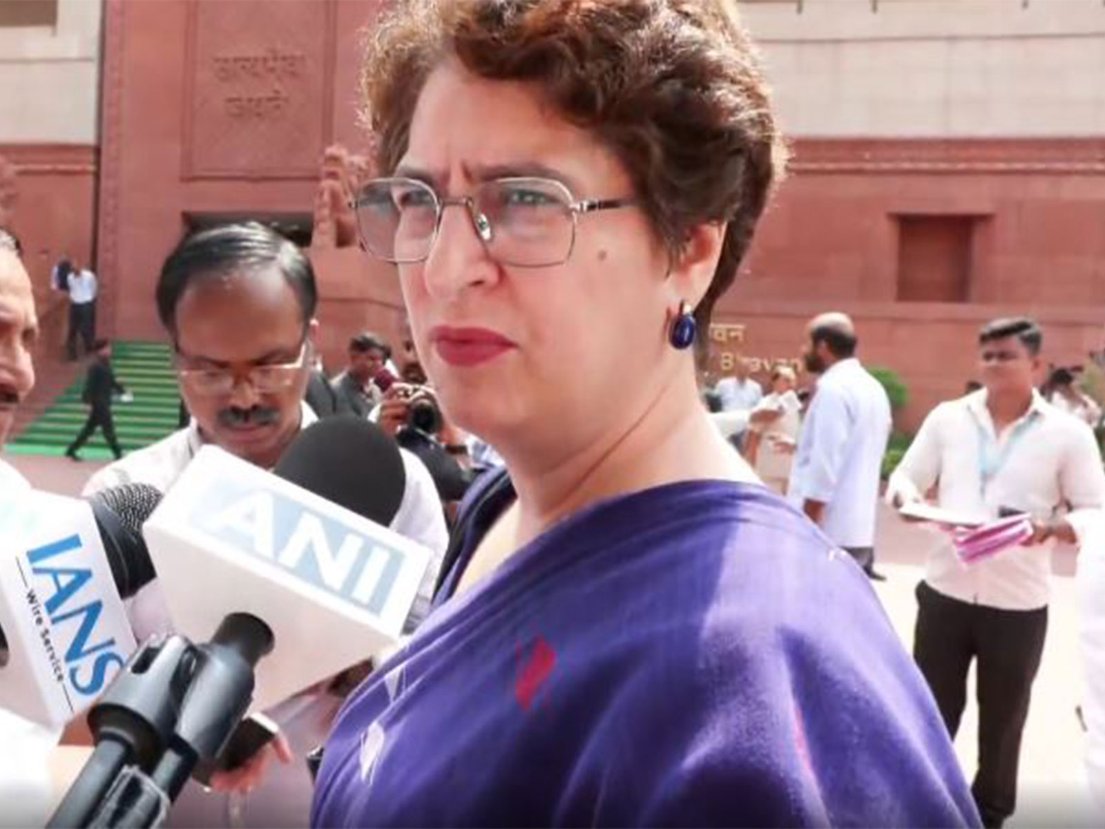  Congress leader Priyanka Gandhi Vadra (Photo/ANI)