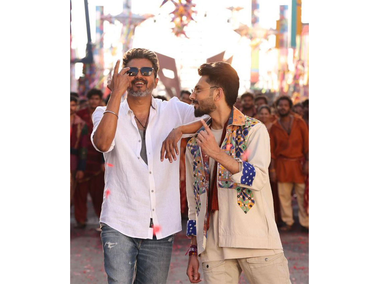 Vijay and Anirudh Ravichander (Image source: X/@anirudhofficial)