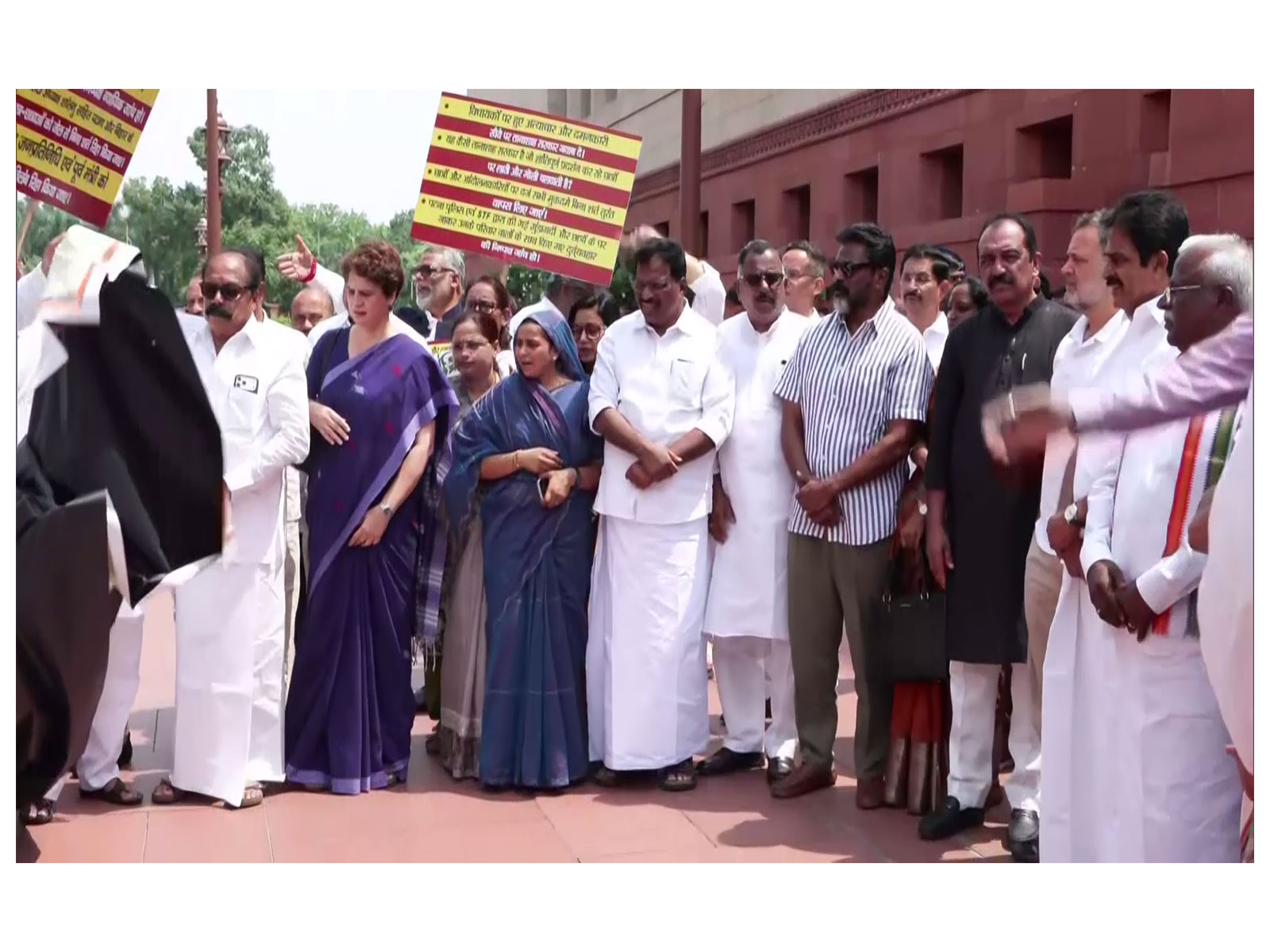 Opposition Protest in Parliament (Photo/ANI)