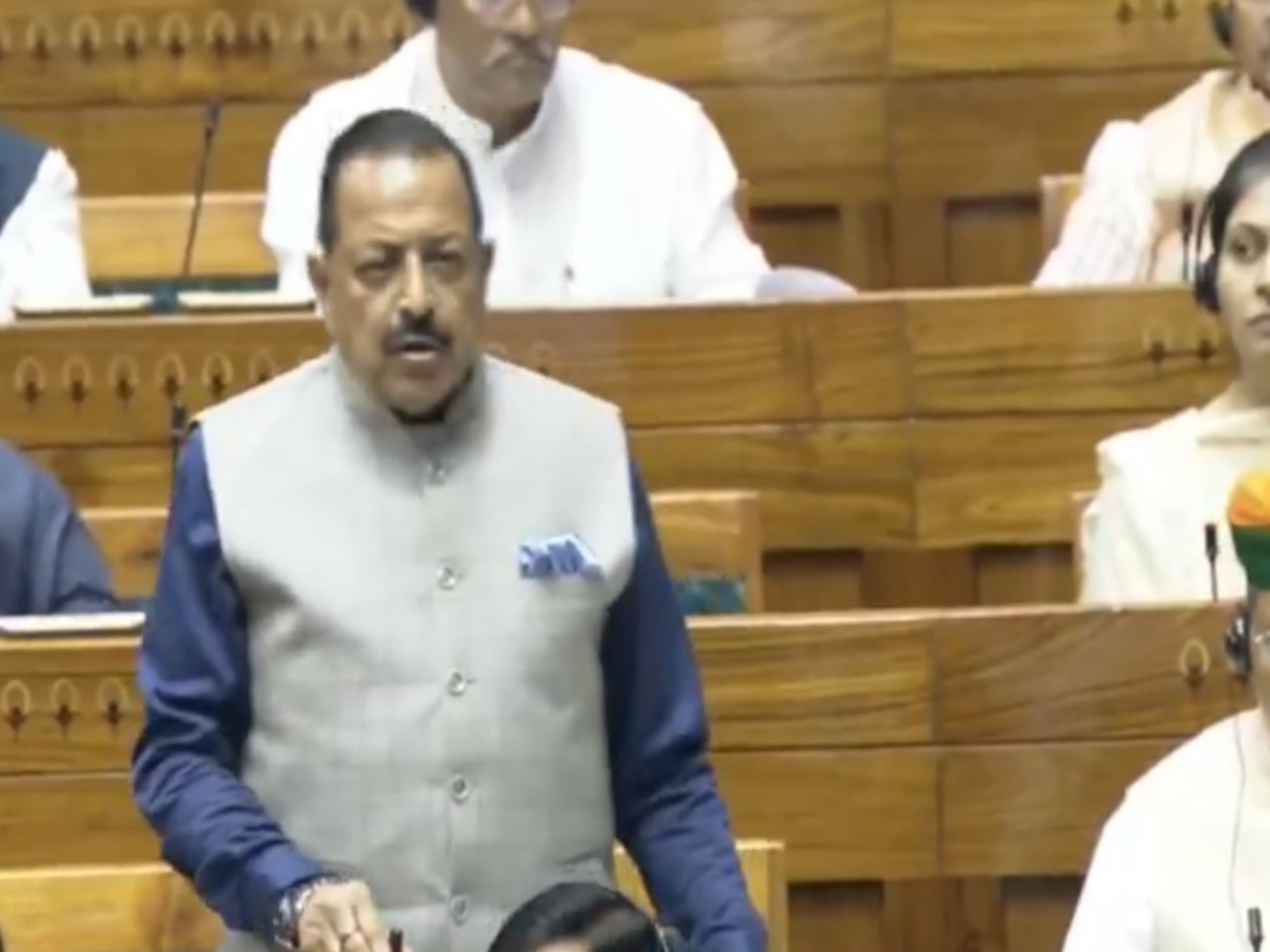 Union Minister Jitendra Singh (Photo/Sansad TV)