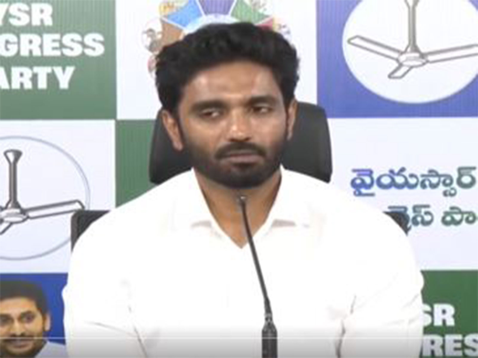 YSRCP leader and former MP Margani Bharath (Photo/x/@YSRCParty)