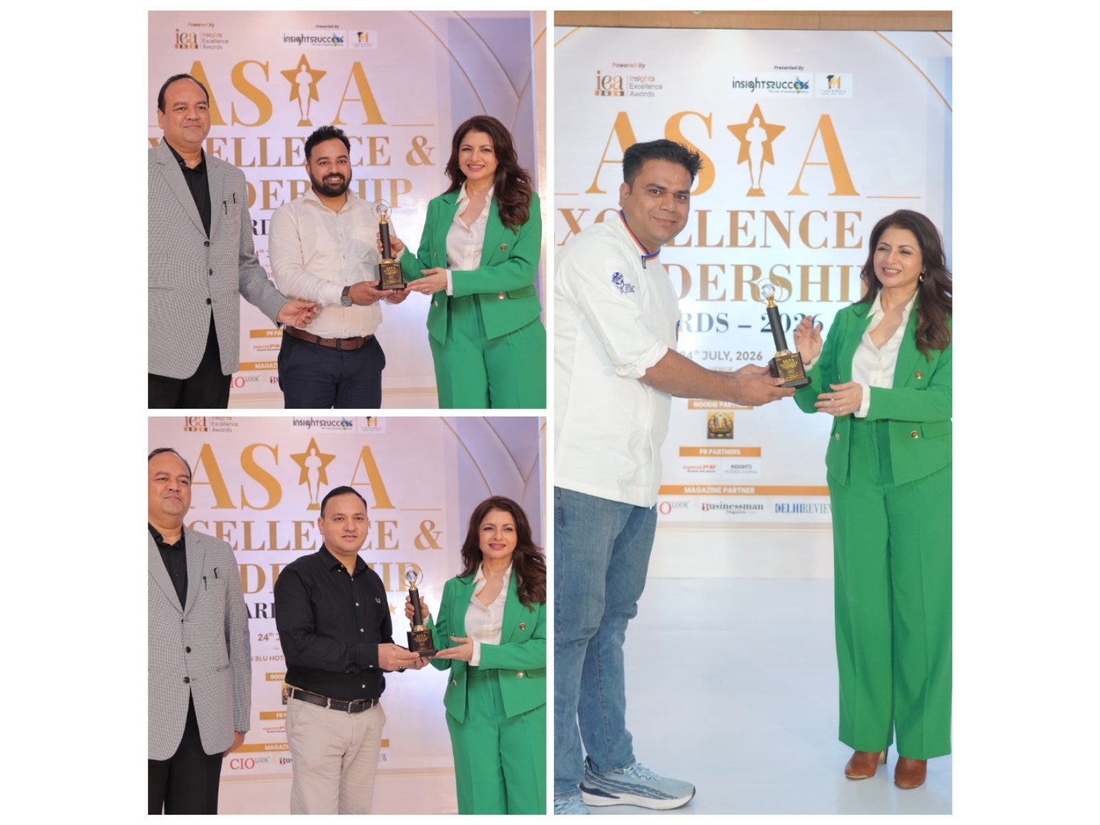 Asia Excellence & Leadership Awards 2026 Honours Three Indian Chefs for Global Culinary Excellence