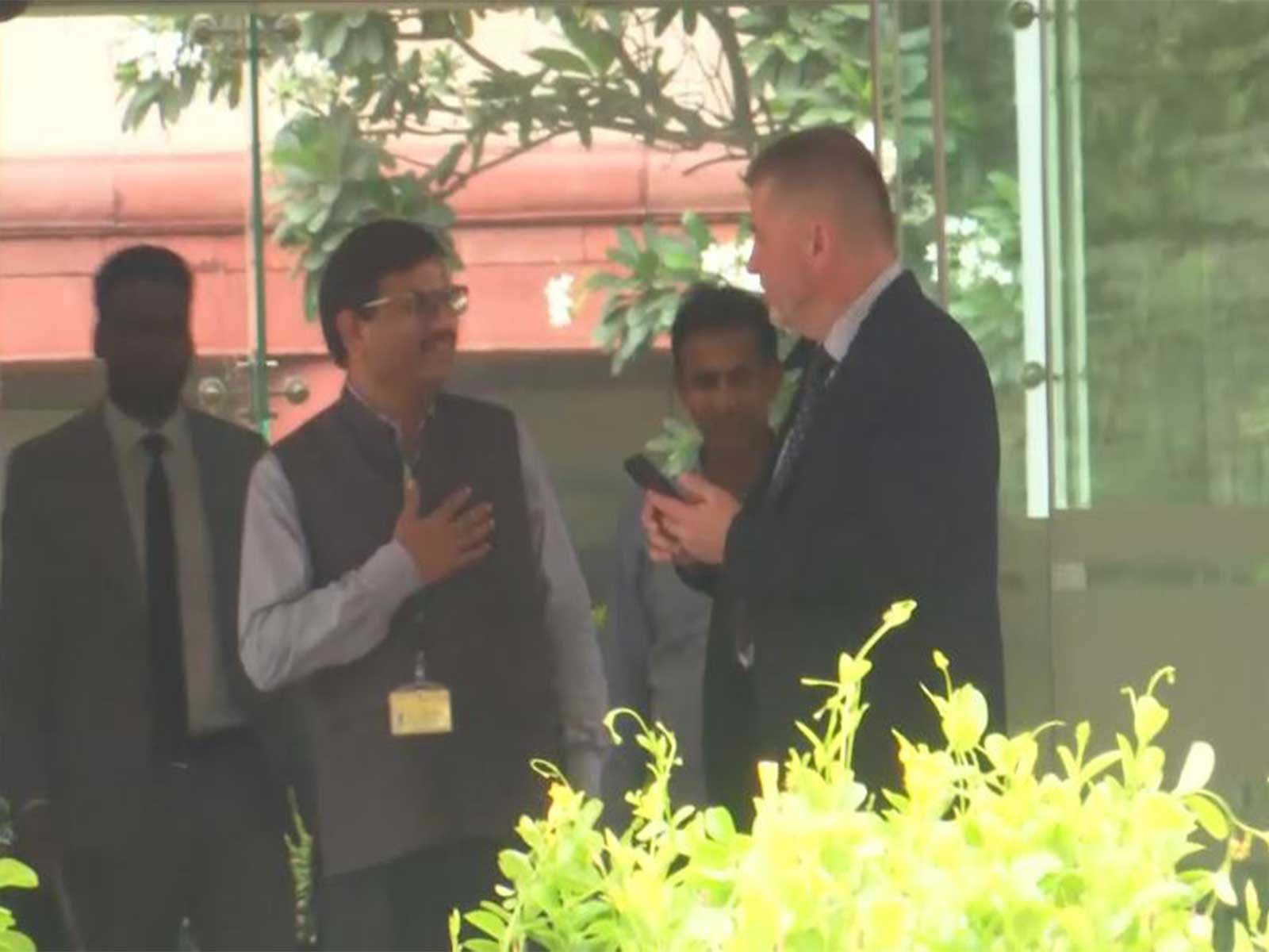 The Ministry of External Affairs (MEA) on Monday summoned Ukraine's Ambassador to India, Oleksandr Polishchuk (Photo/ANI)