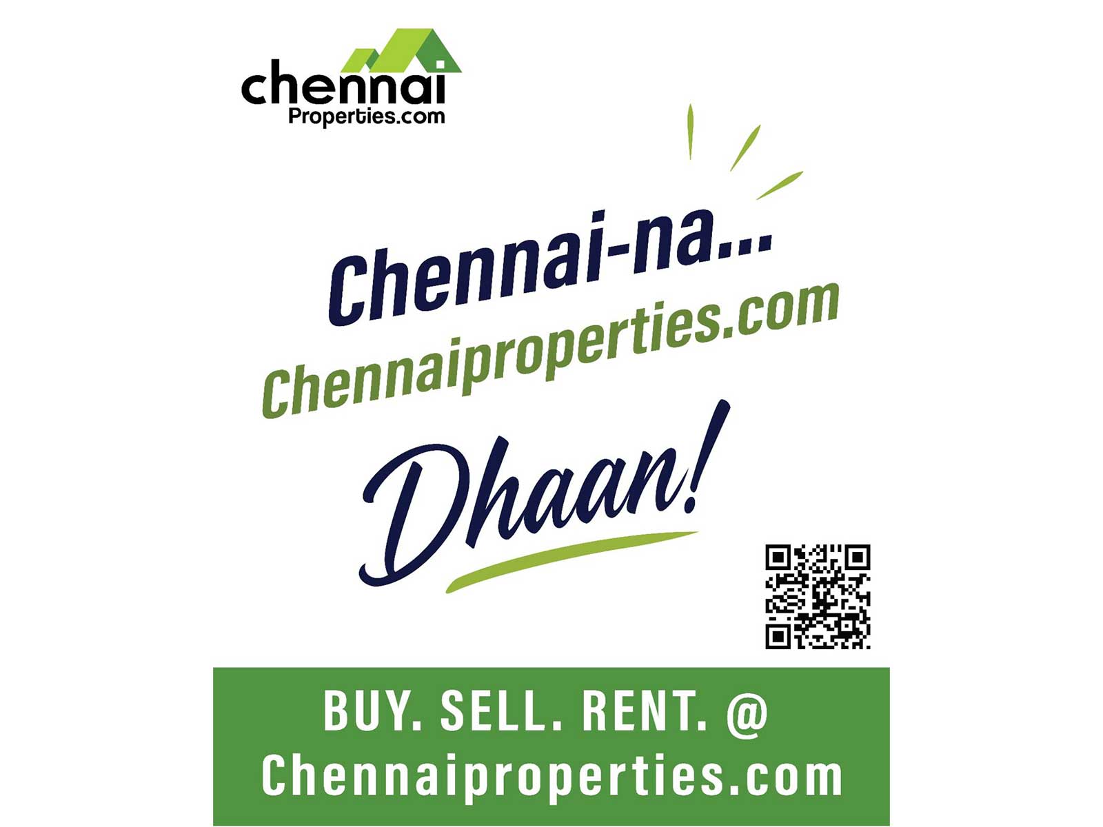 ChennaiProperties.com Launches 'Chennai-na... ChennaiProperties.com Dhaan' Campaign Celebrating the Spirit of Chennai