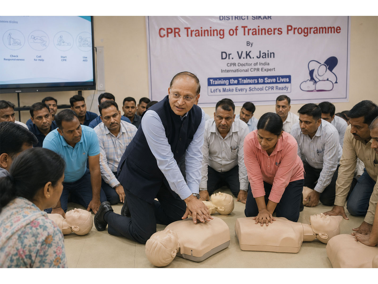 School-Based CPR Initiative in Sikar, Rajasthan Aims to Build 40 Crore CPR-Trained Citizens Towards Viksit Bharat 2047