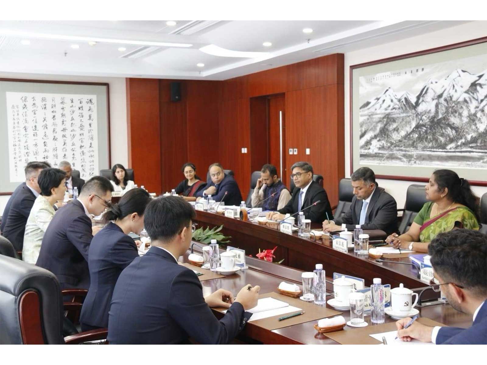 Foreign Secretary Vikram Misri, commenced his official visit to China with a meeting (Photo/X@EOIBeijing)
