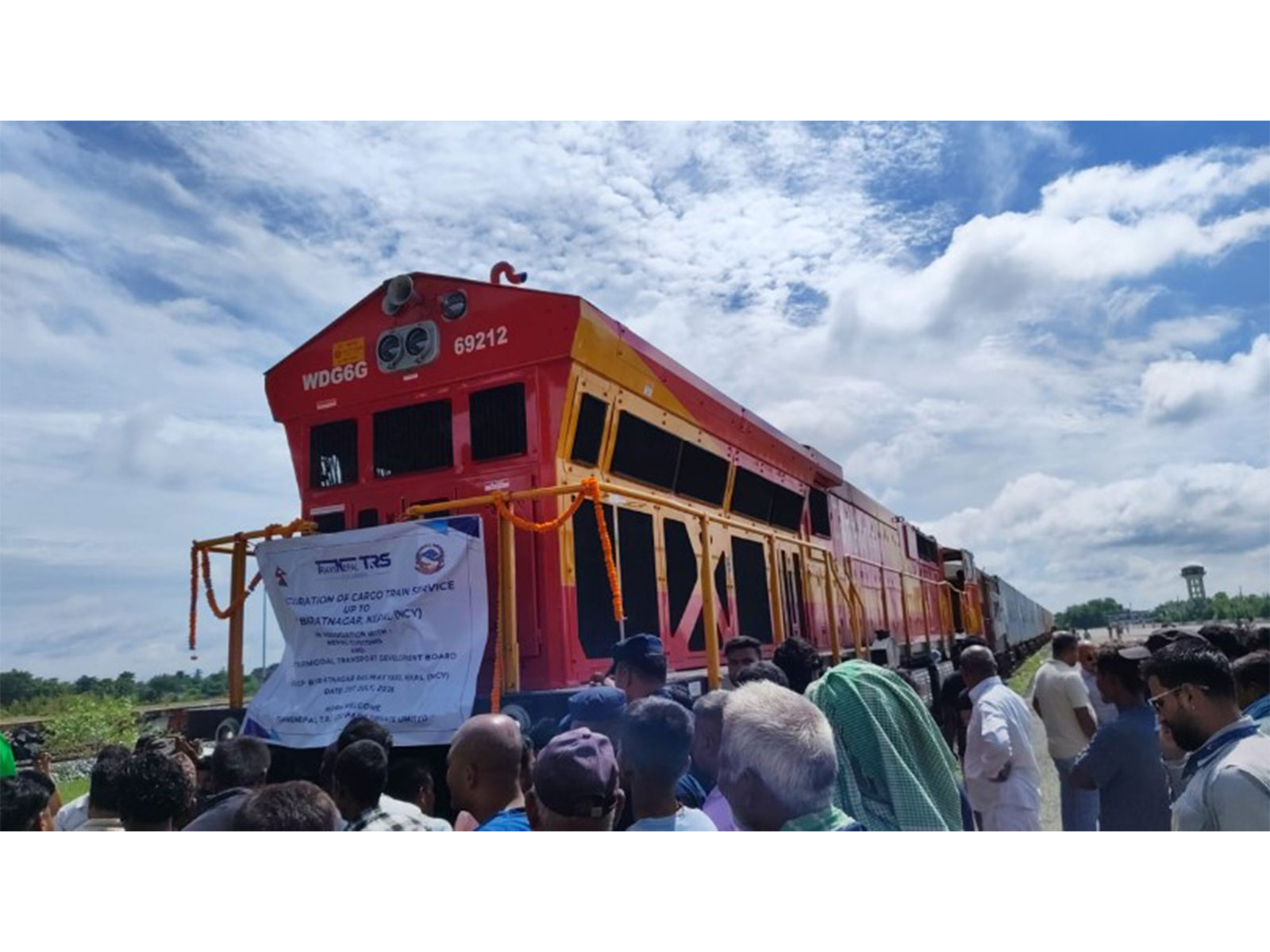 NFR runs first direct container train to Nepal (Photo/Northeast Frontier Railway Release) 