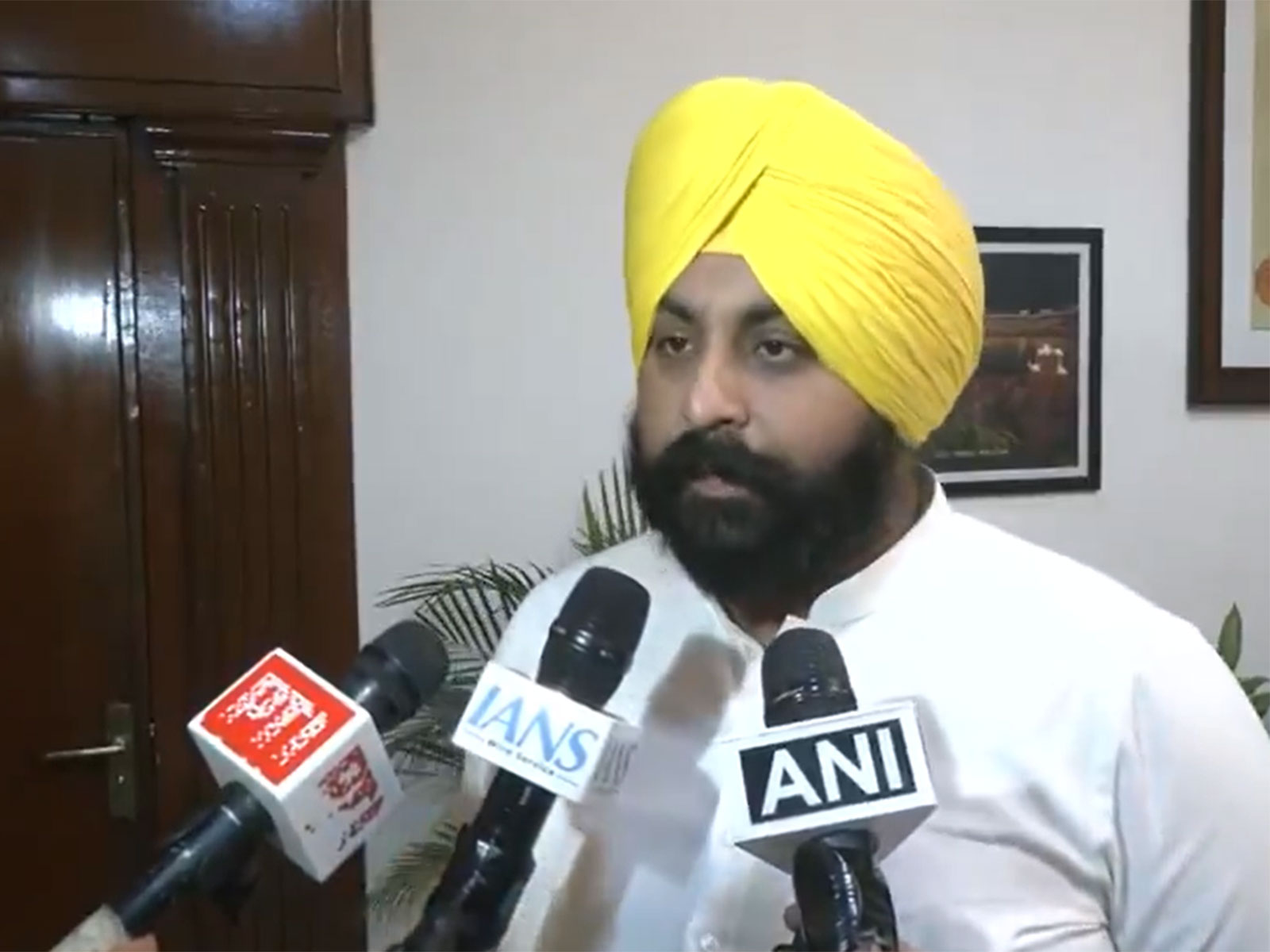 Punjab Minister Harjot Singh Bains (Photo/ANI)