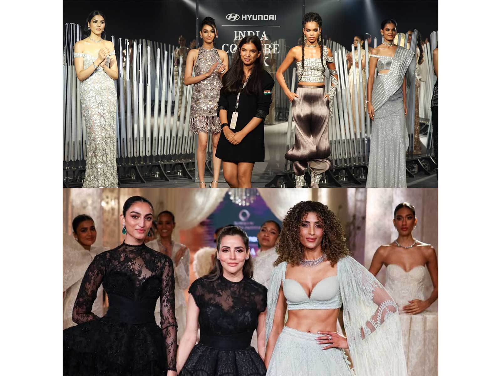 Isha Jajodia and Rimzin Dadu presented collections at India Couture Week 2026 (Photo/FDCI)