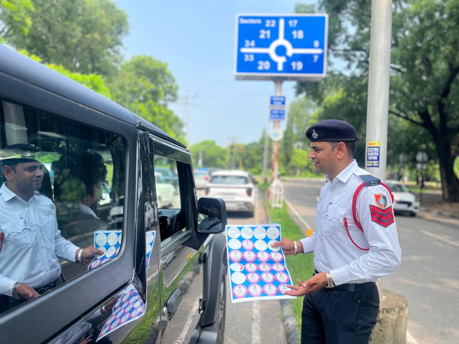 Representative Image (Photo/X@trafficchd)