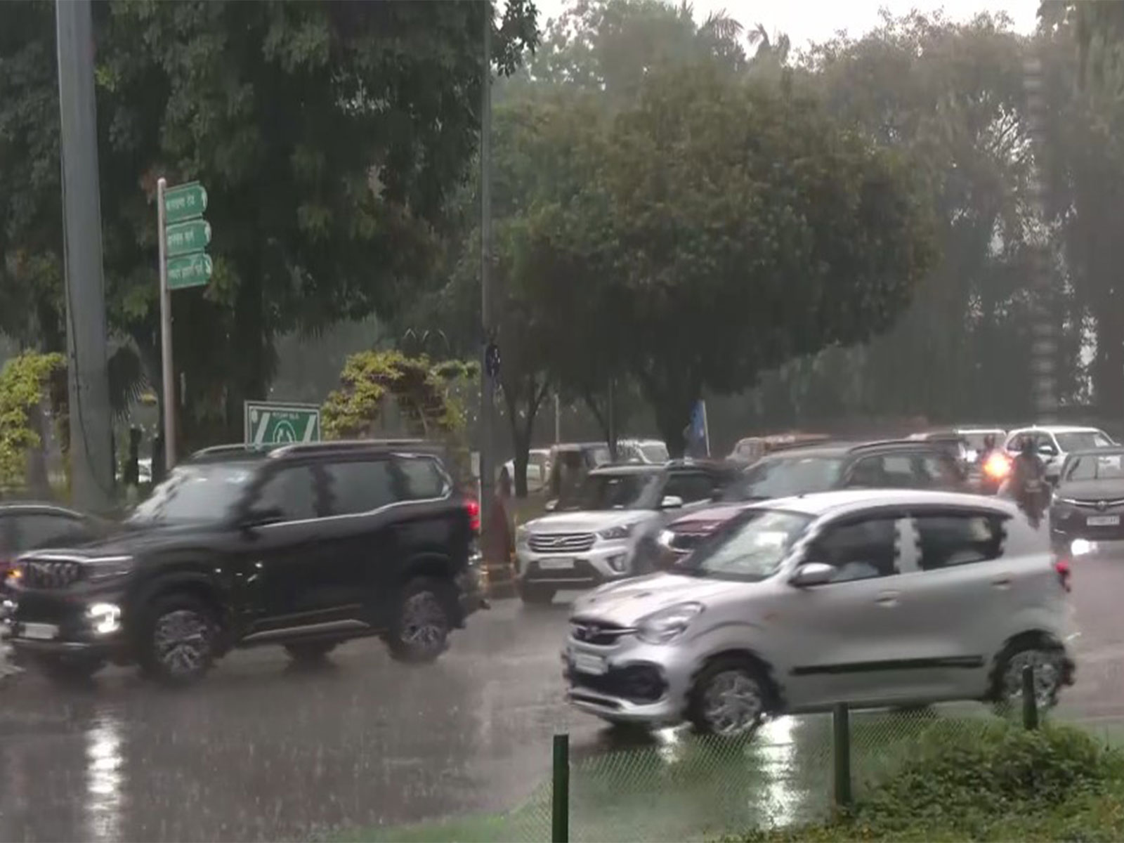 Visuals from Mandi House (Photo/ANI)
