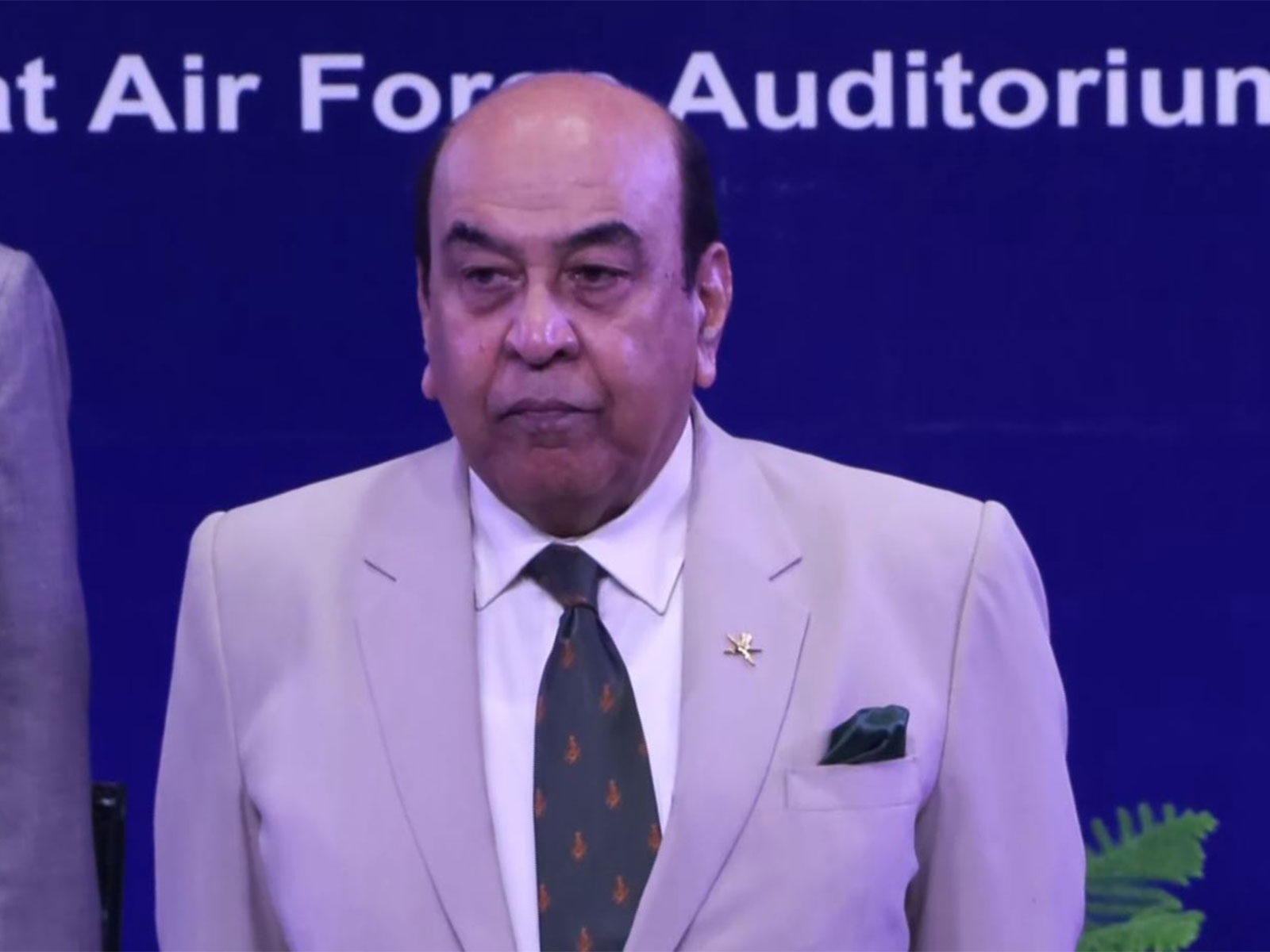 Bihar Governor Lt Gen Syed Ata Hasnain (Retd) at the 9th Jasjit Singh Memorial Lecture on 'India's Neighbourhood and Security Challenges' (Photo/ANI)