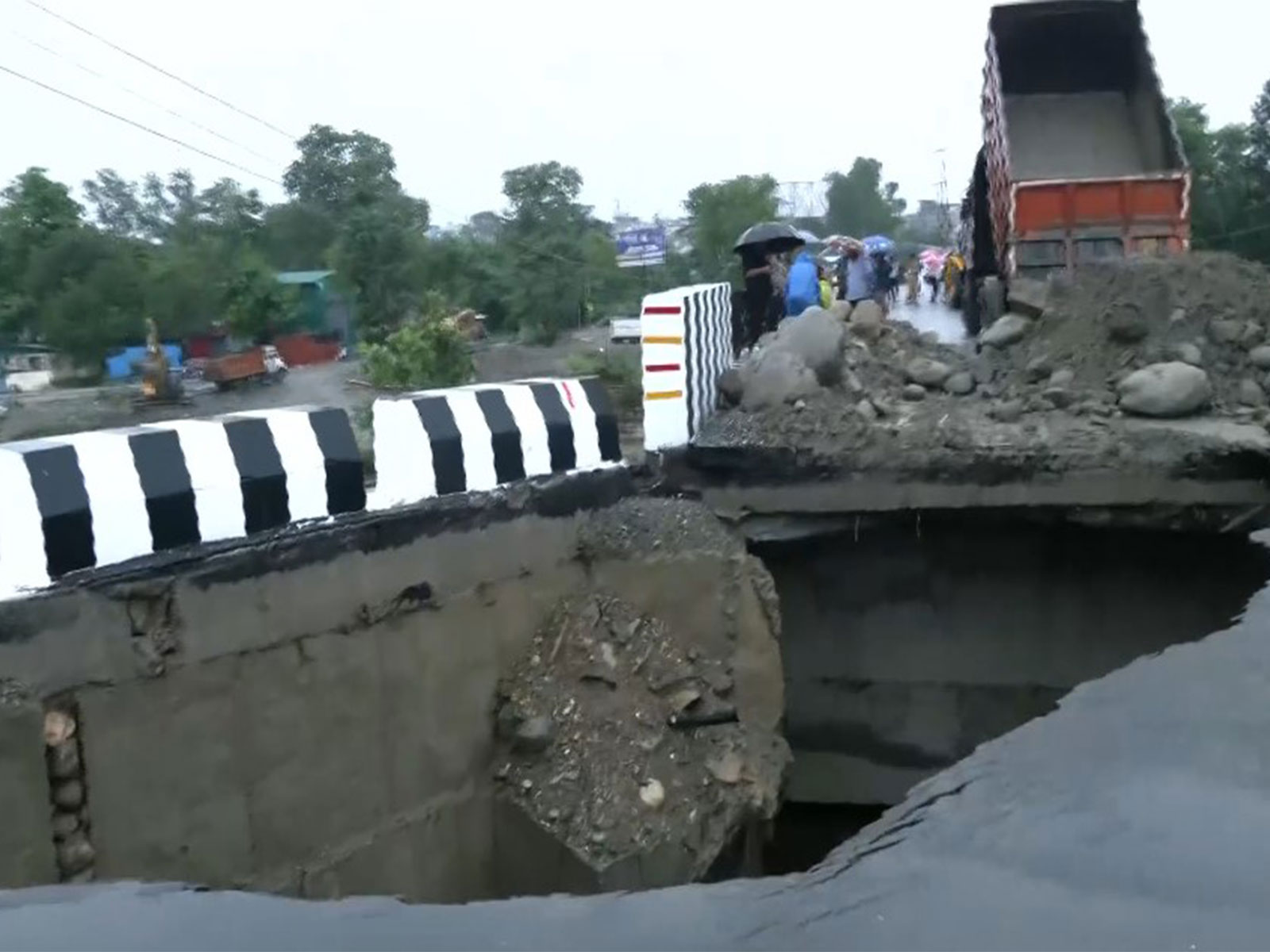 Newly constructed bridge collapse (Photo/ANI)
